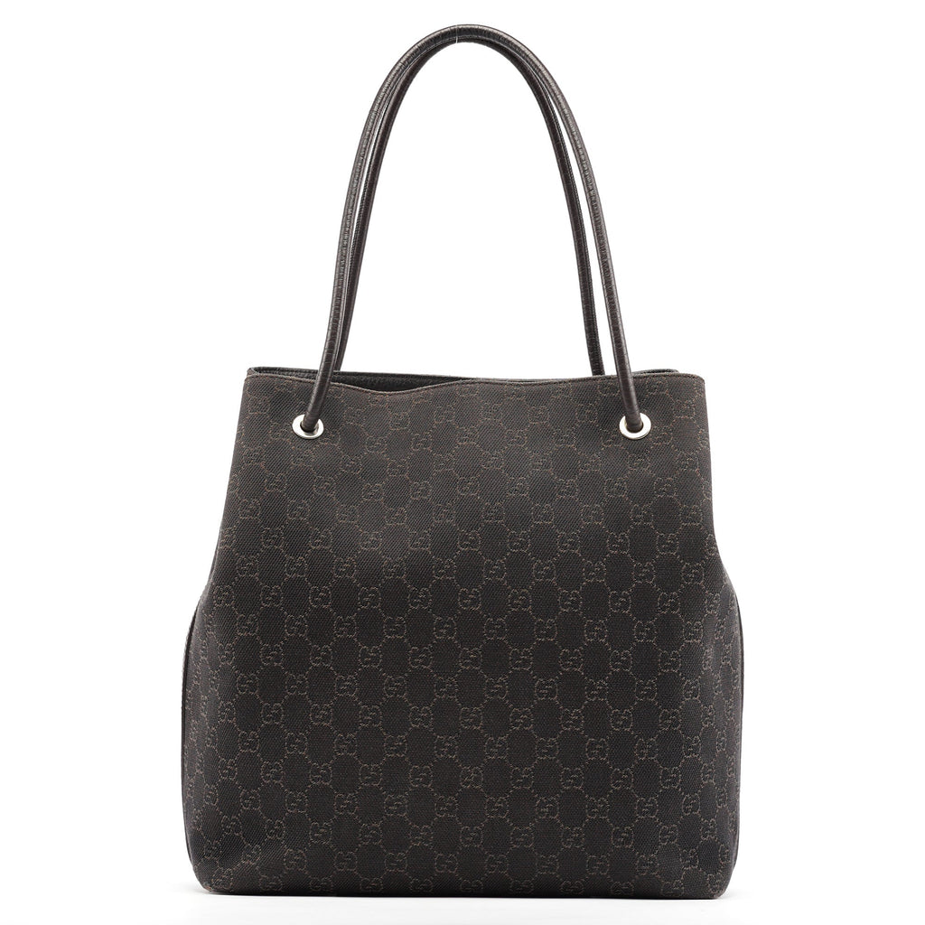 Brown GG Canvas Tote Bag