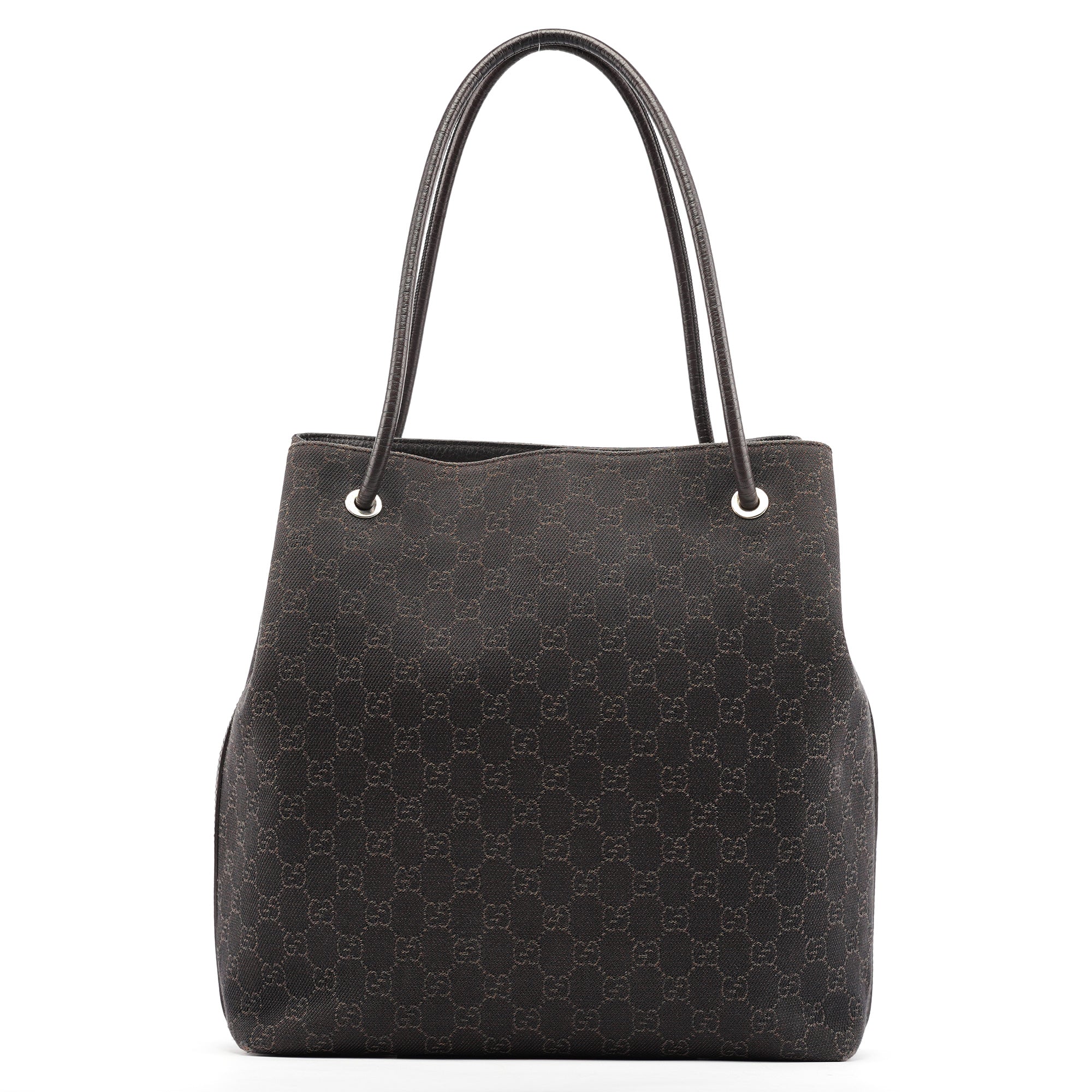 Brown GG Canvas Tote Bag