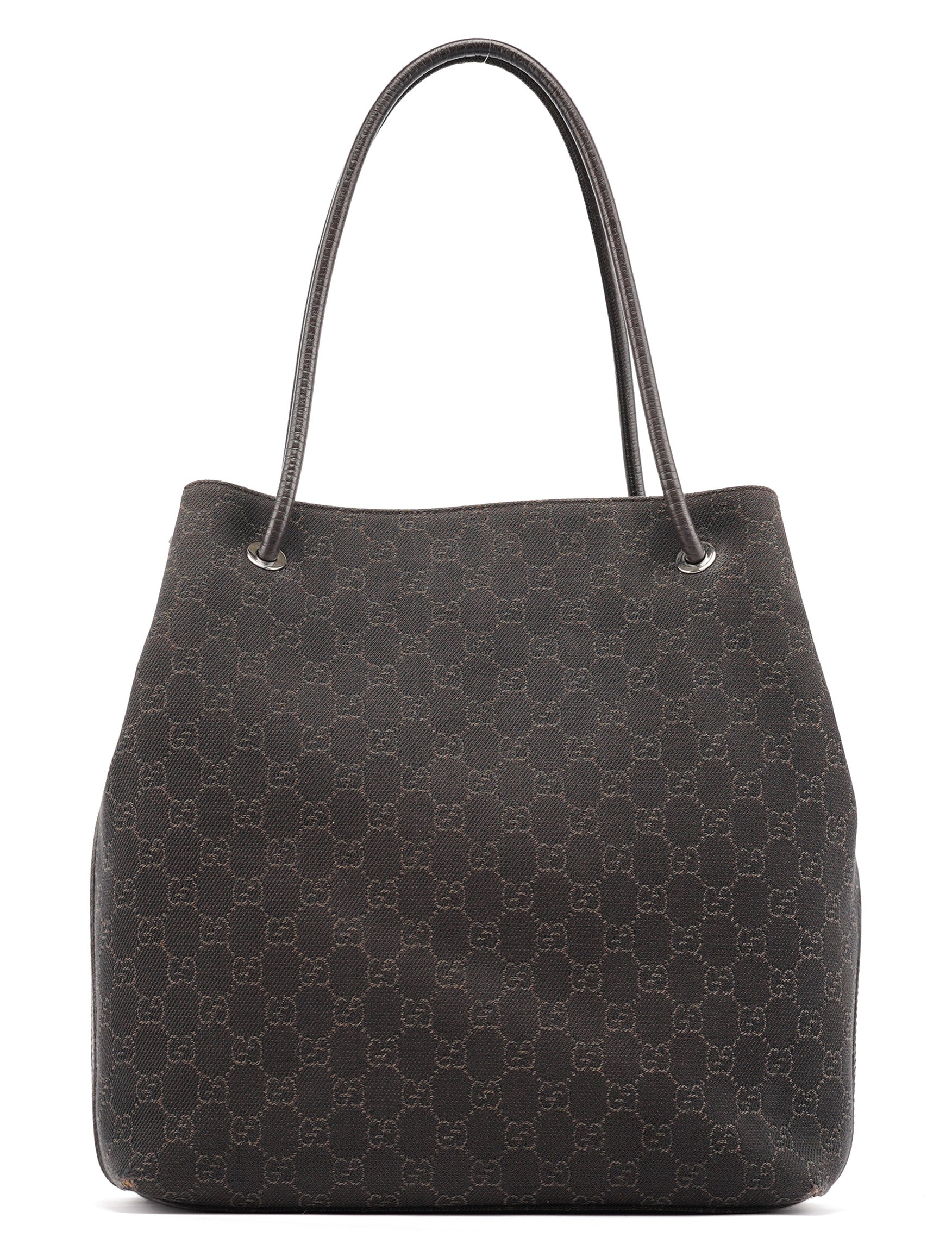 Brown GG Canvas Tote Bag
