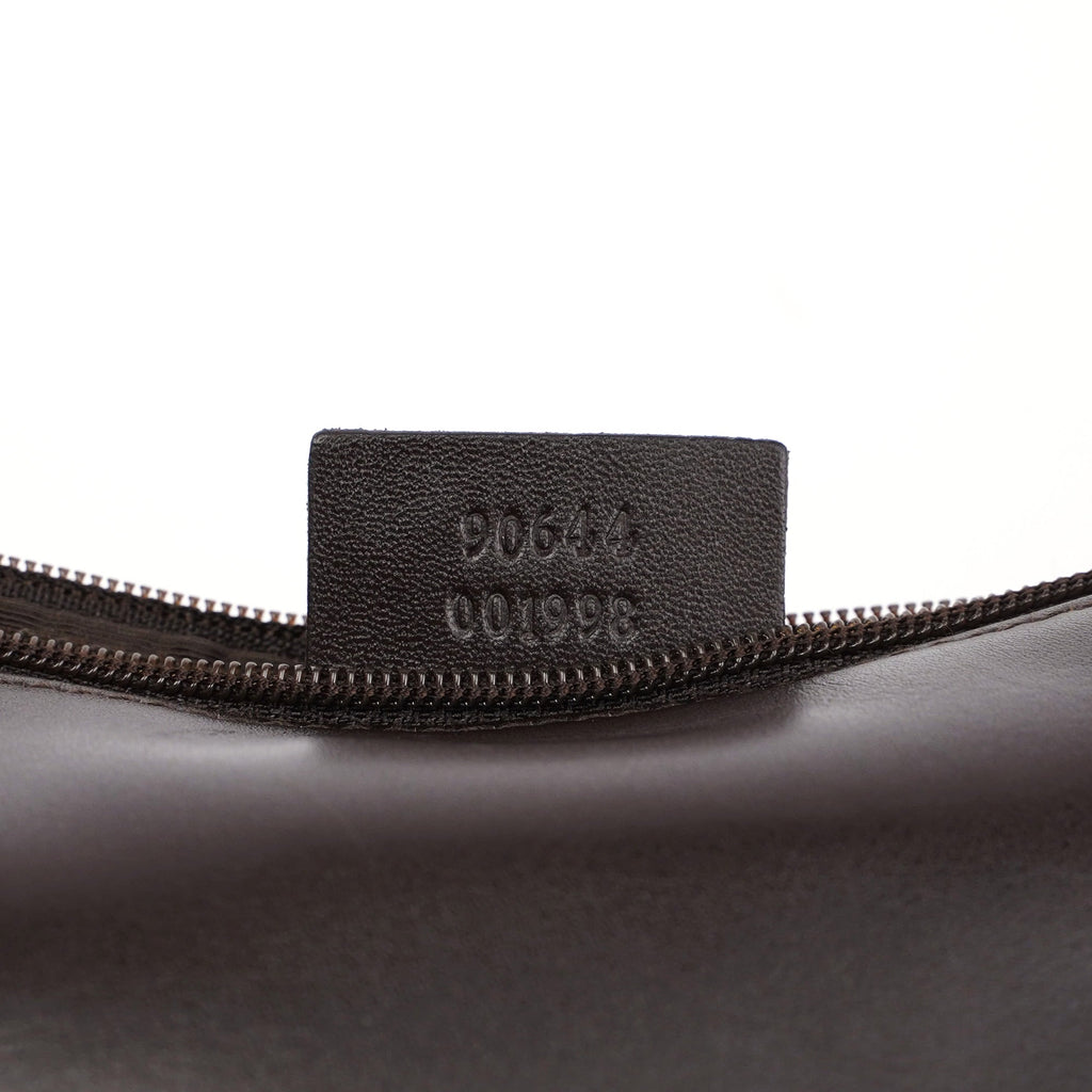 Brown GG Drawstring Shoulder Bag