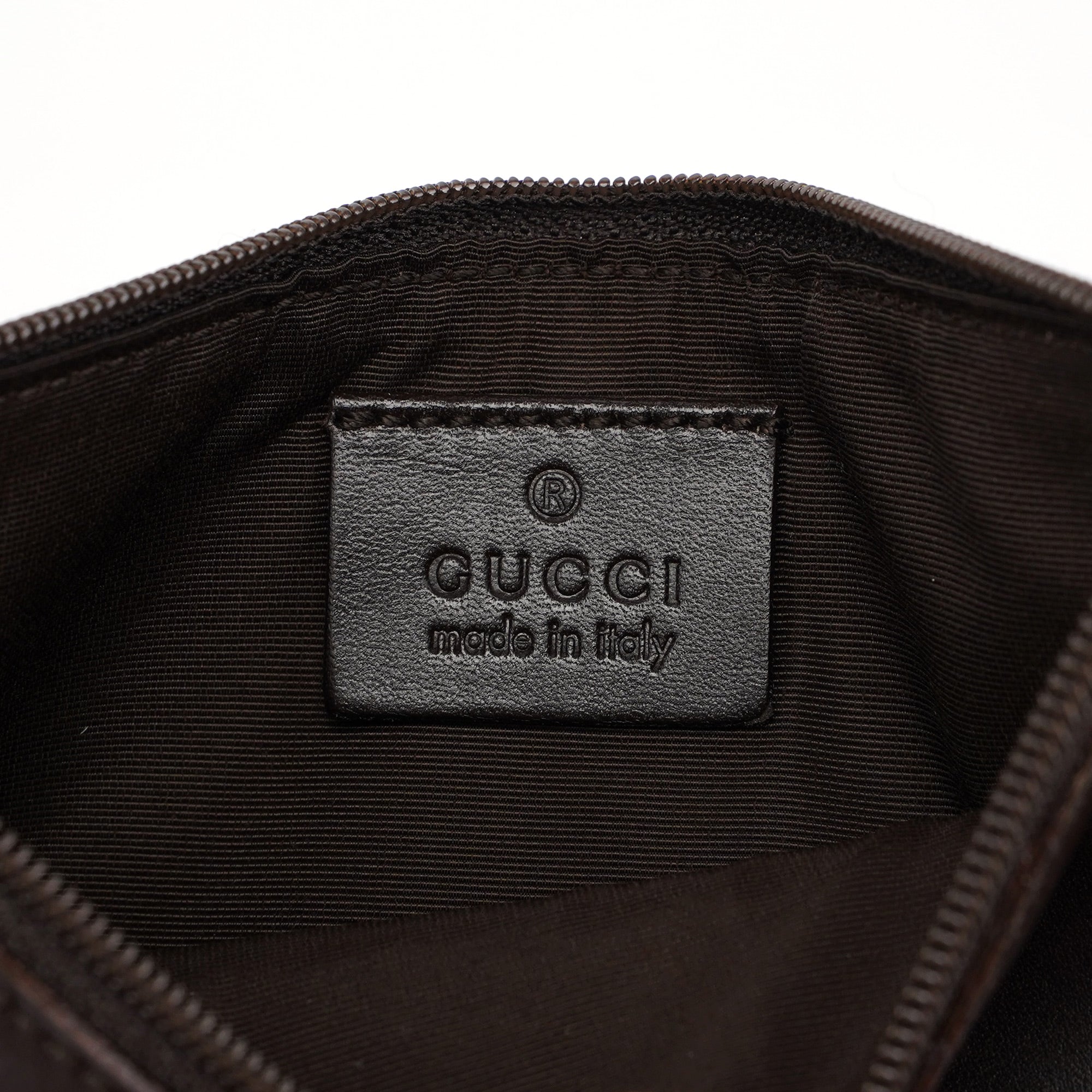 Brown GG Drawstring Shoulder Bag