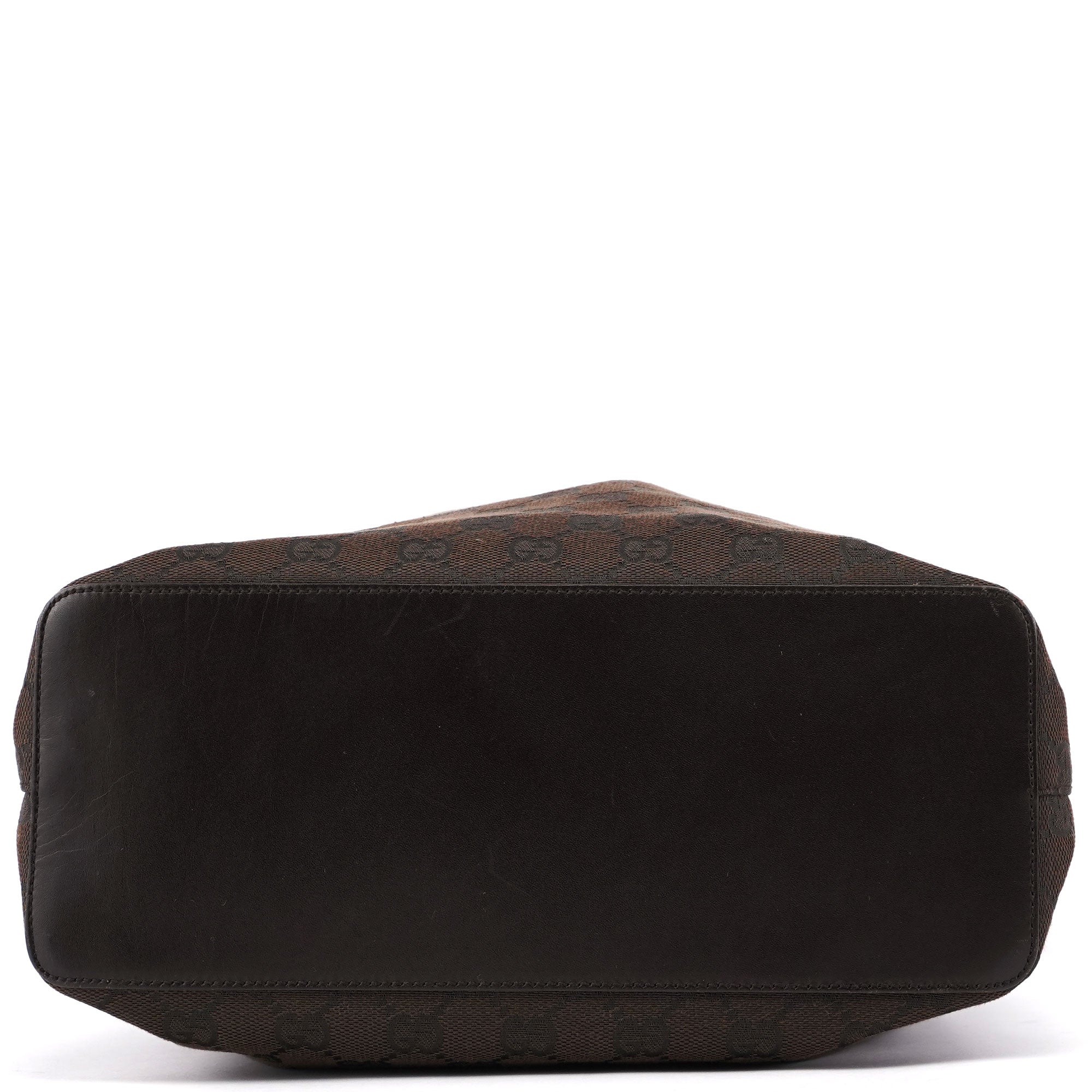 Brown GG Drawstring Shoulder Bag