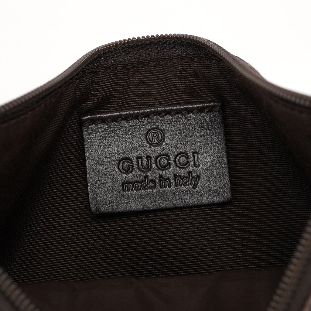 Brown GG Drawstring Shoulder Bag