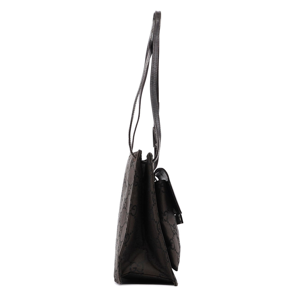 Brown GG Dual Pocket Shoulder Bag