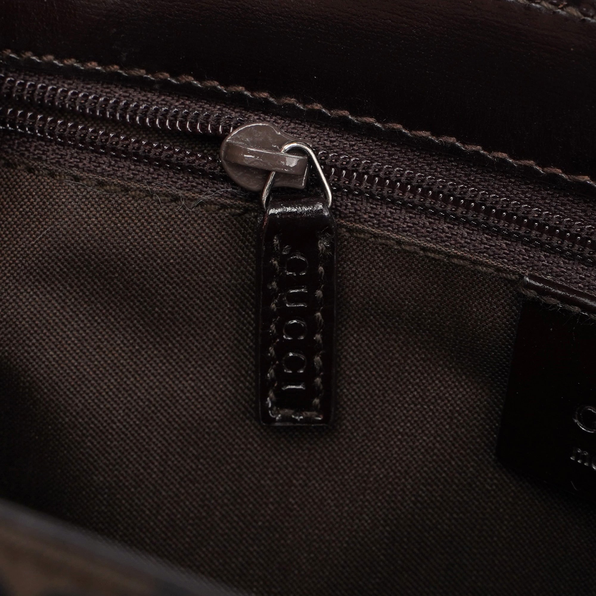 Brown GG Dual Pocket Shoulder Bag