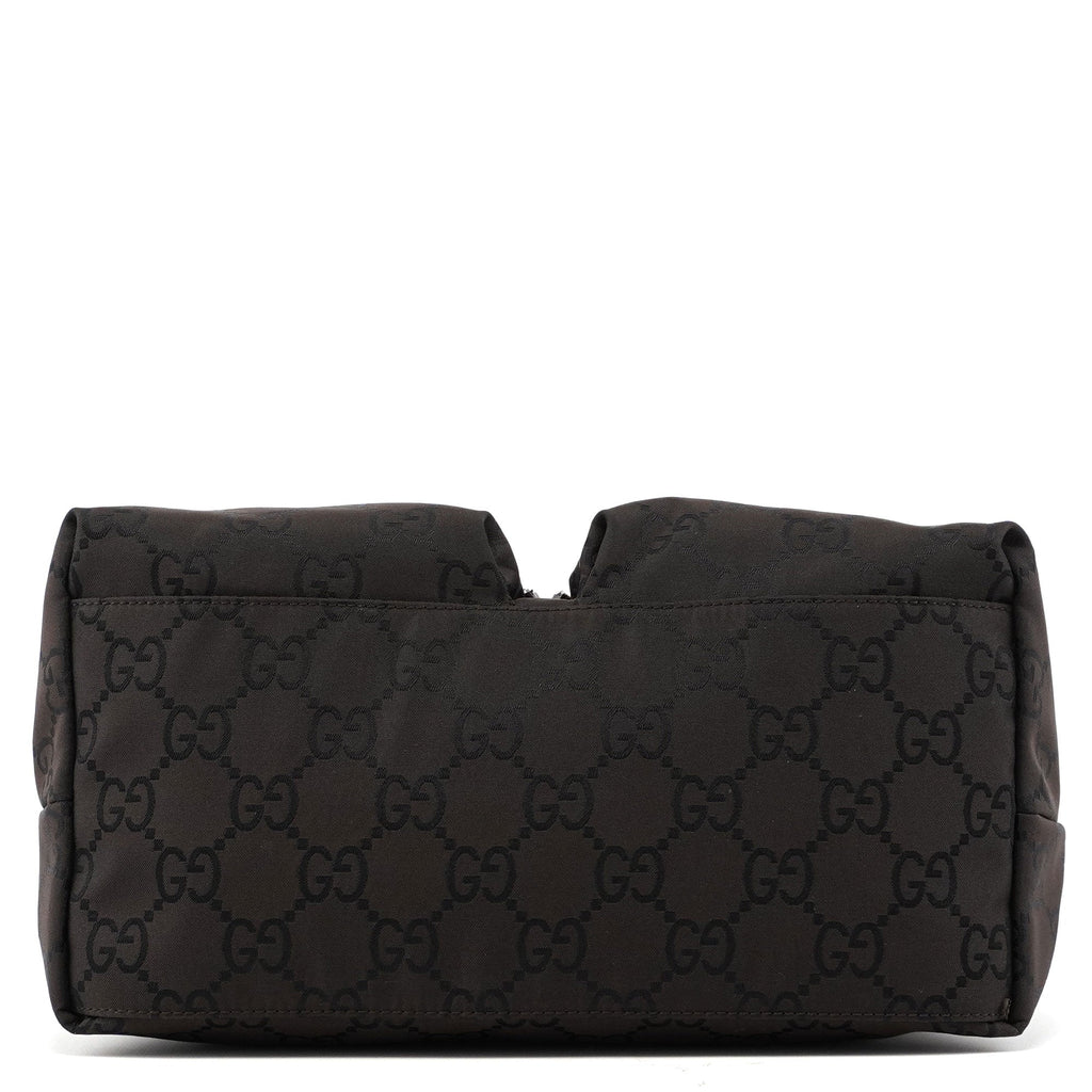 Brown GG Dual Pocket Shoulder Bag