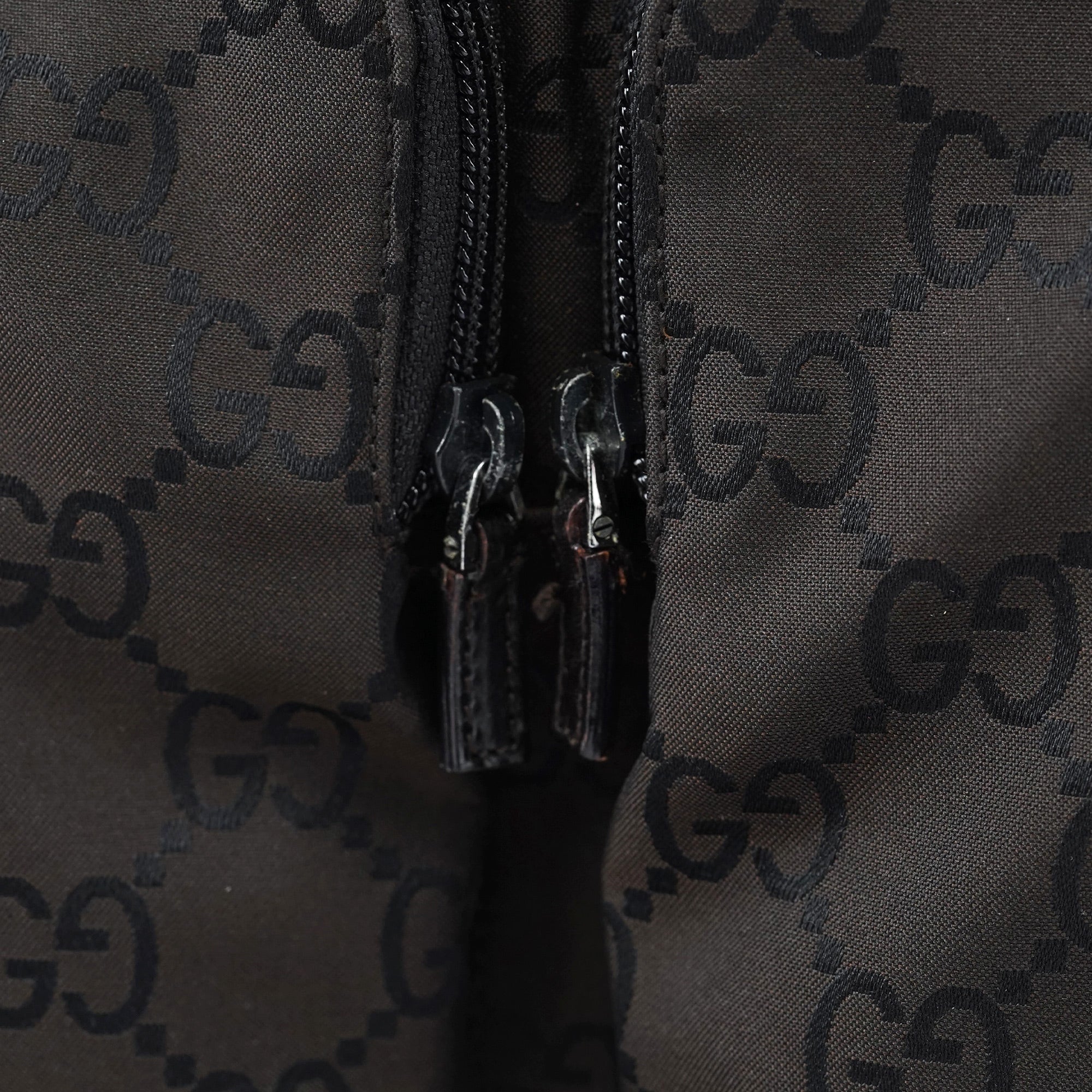 Brown GG Dual Pocket Shoulder Bag