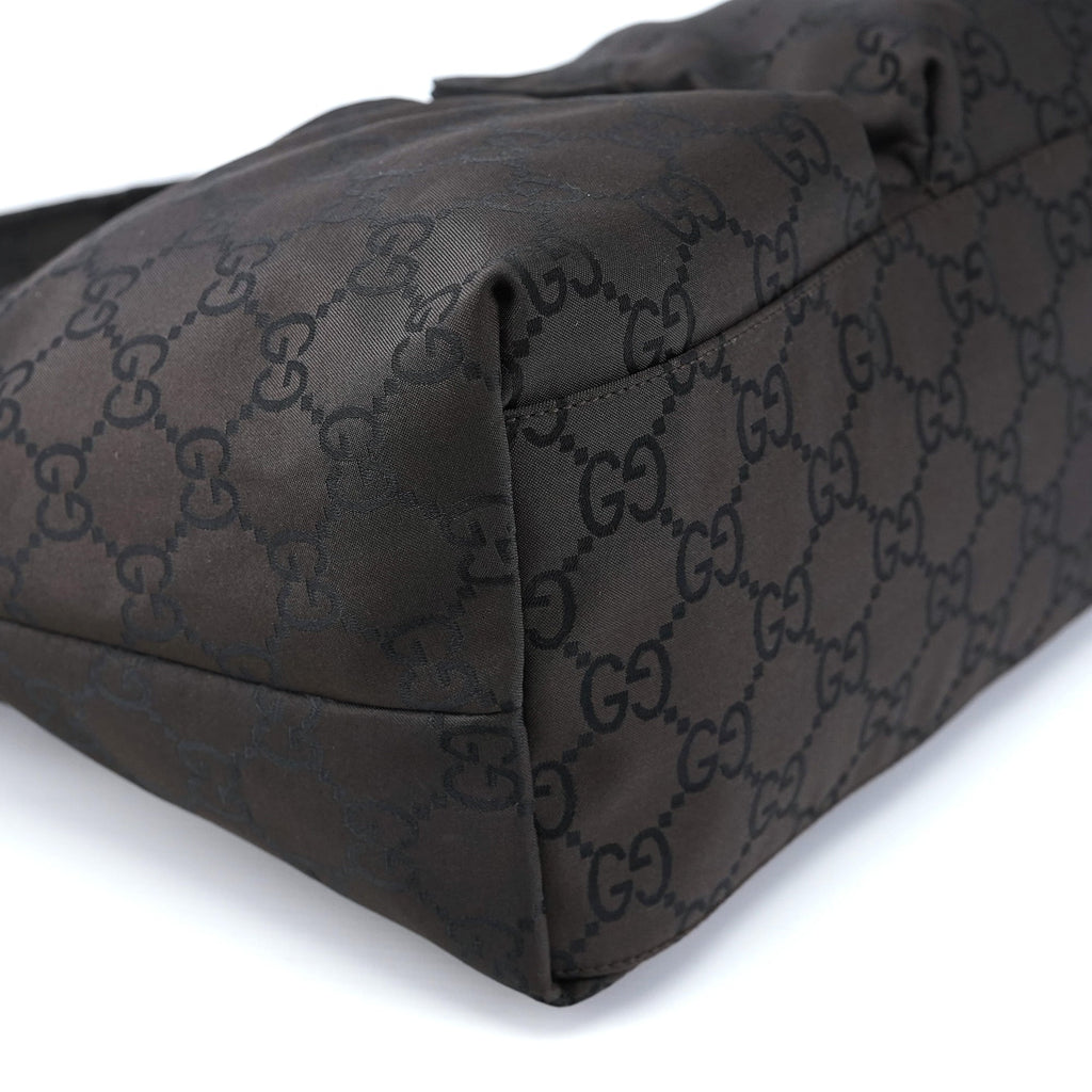 Brown GG Dual Pocket Shoulder Bag