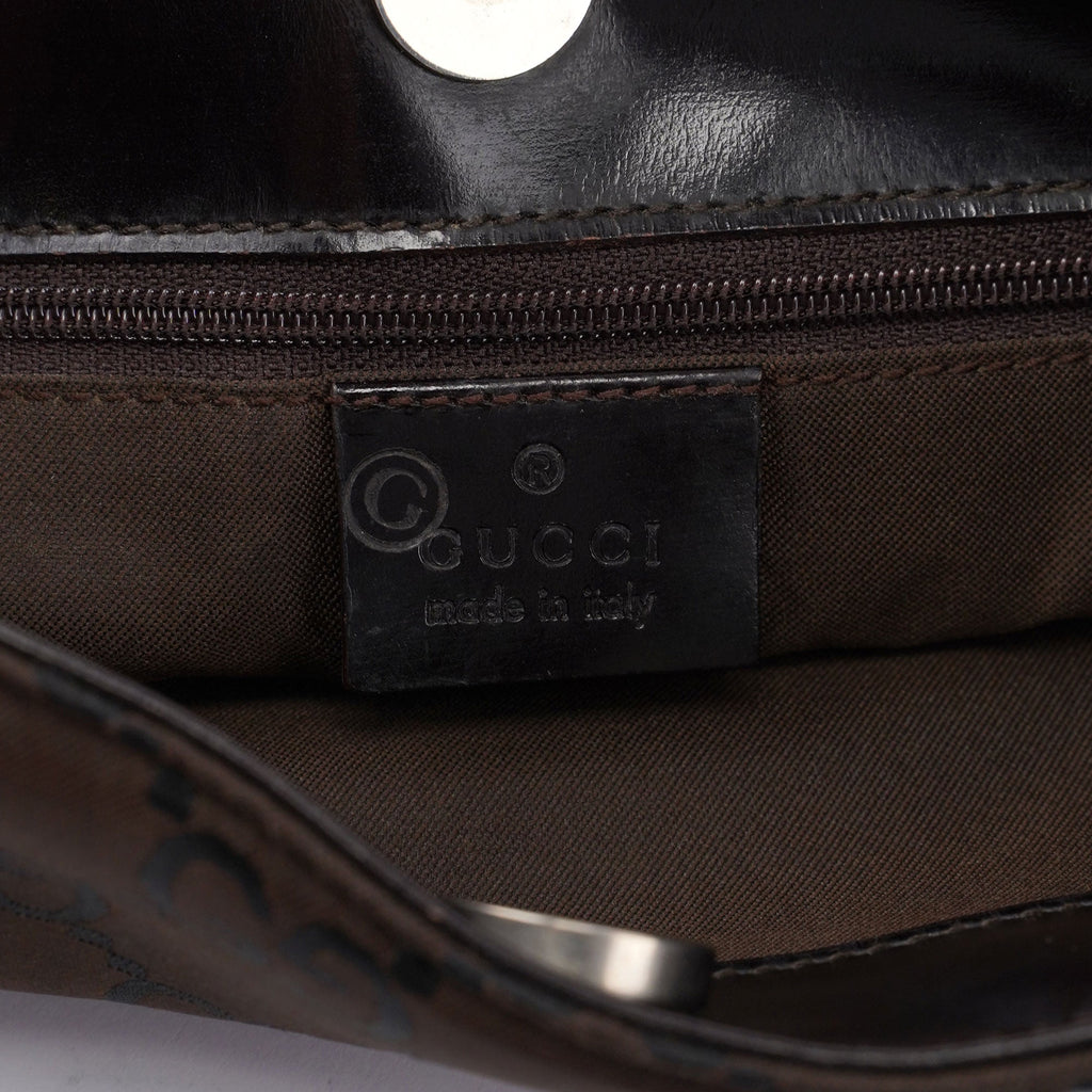 Brown GG Hobo Shoulder Bag