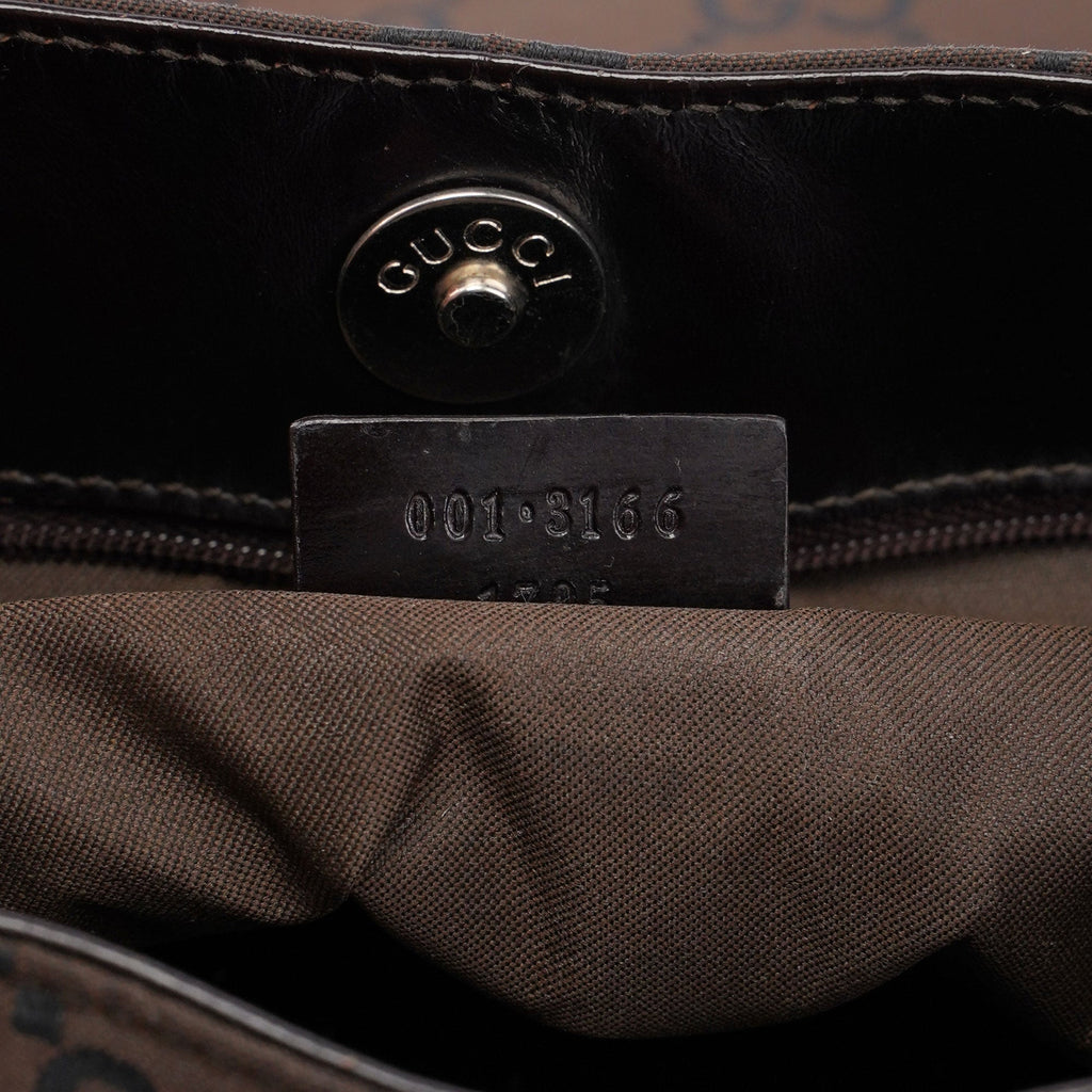 Brown GG Hobo Shoulder Bag