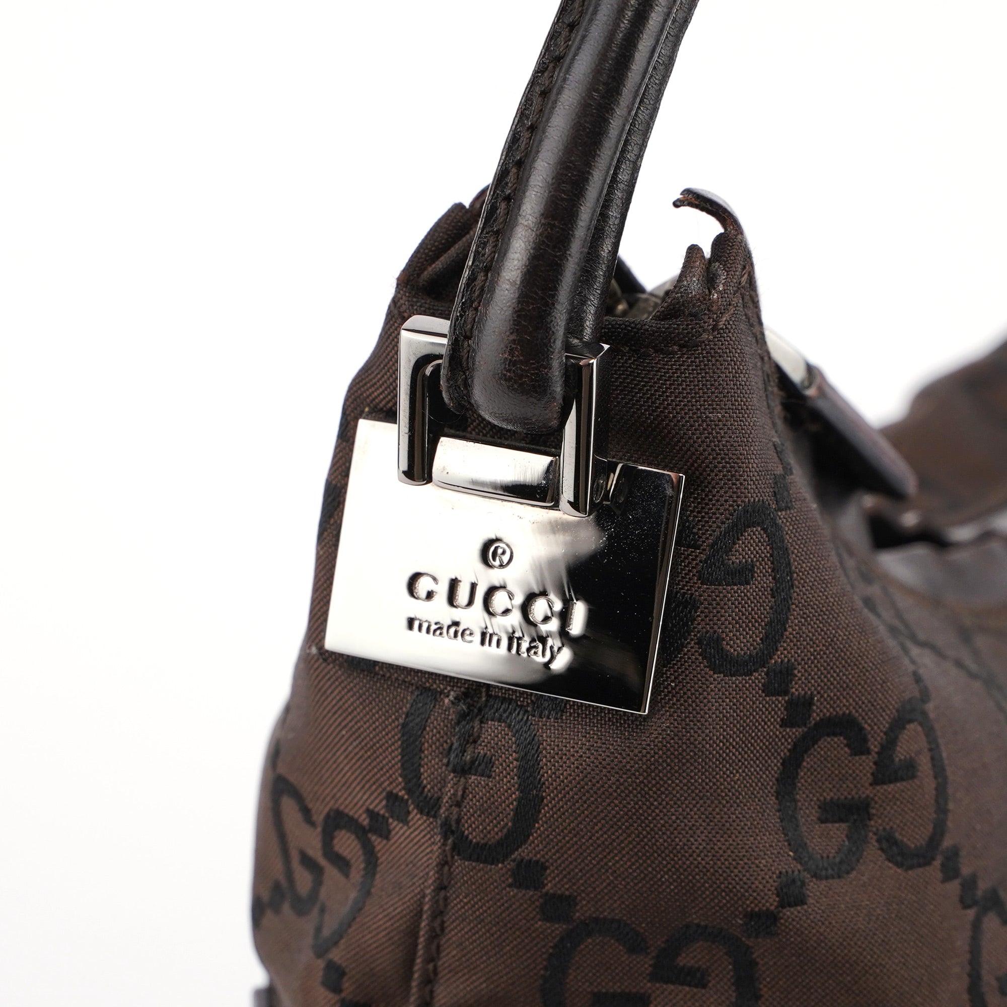 Brown GG Hobo Shoulder Bag