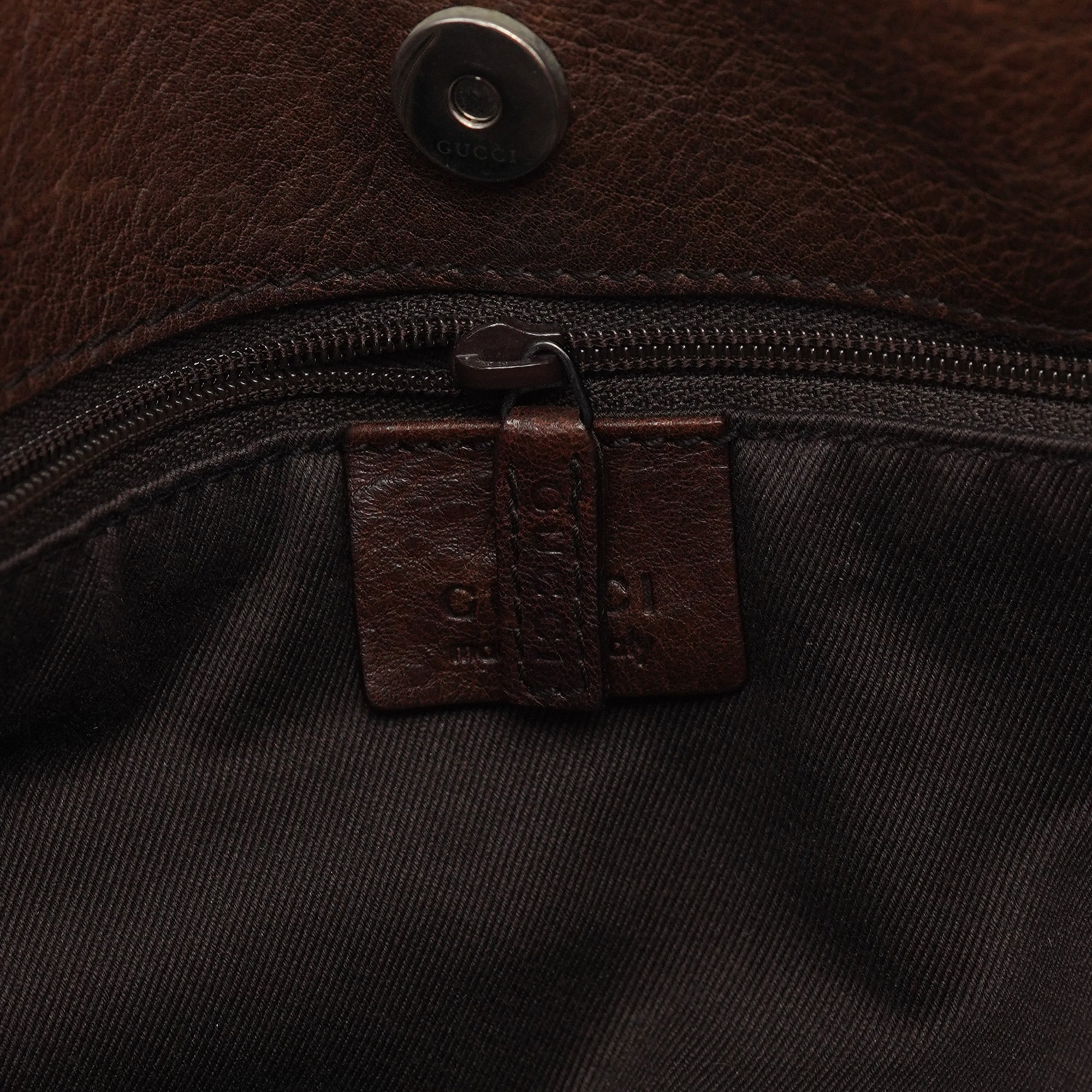 Brown GG Horsebit Shoulder Bag