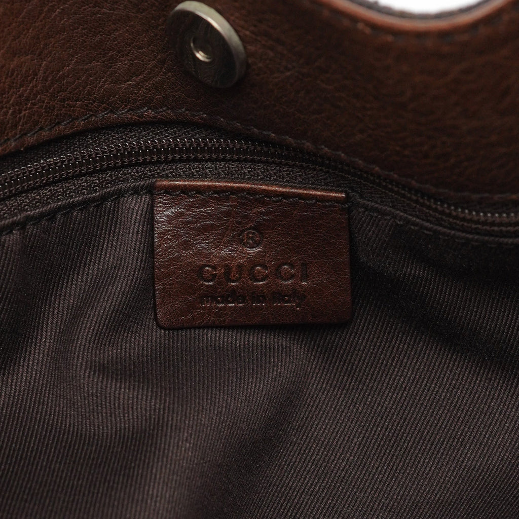Brown GG Horsebit Shoulder Bag