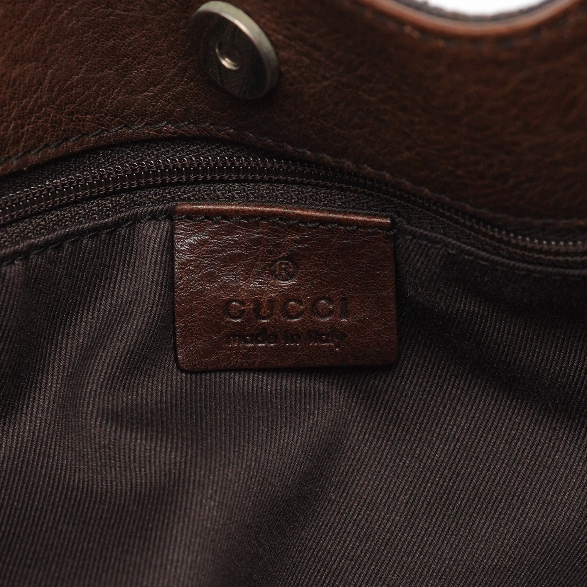 Brown GG Horsebit Shoulder Bag