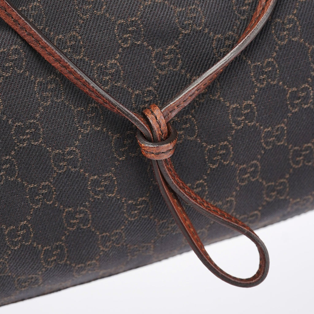 Brown GG Horsebit Shoulder Bag