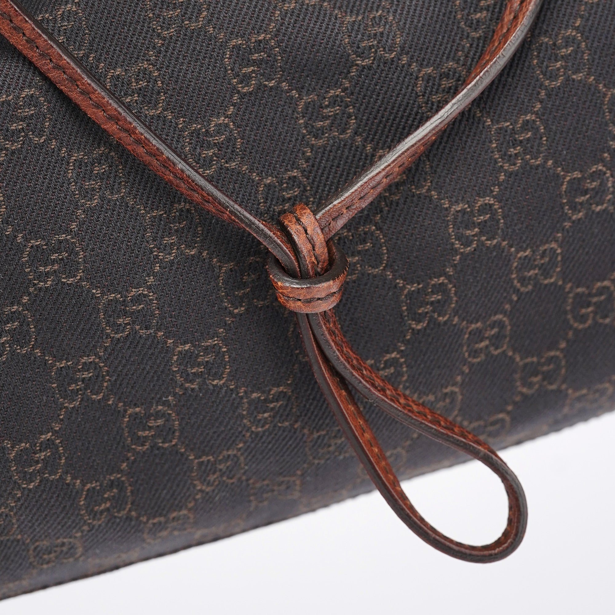 Brown GG Horsebit Shoulder Bag