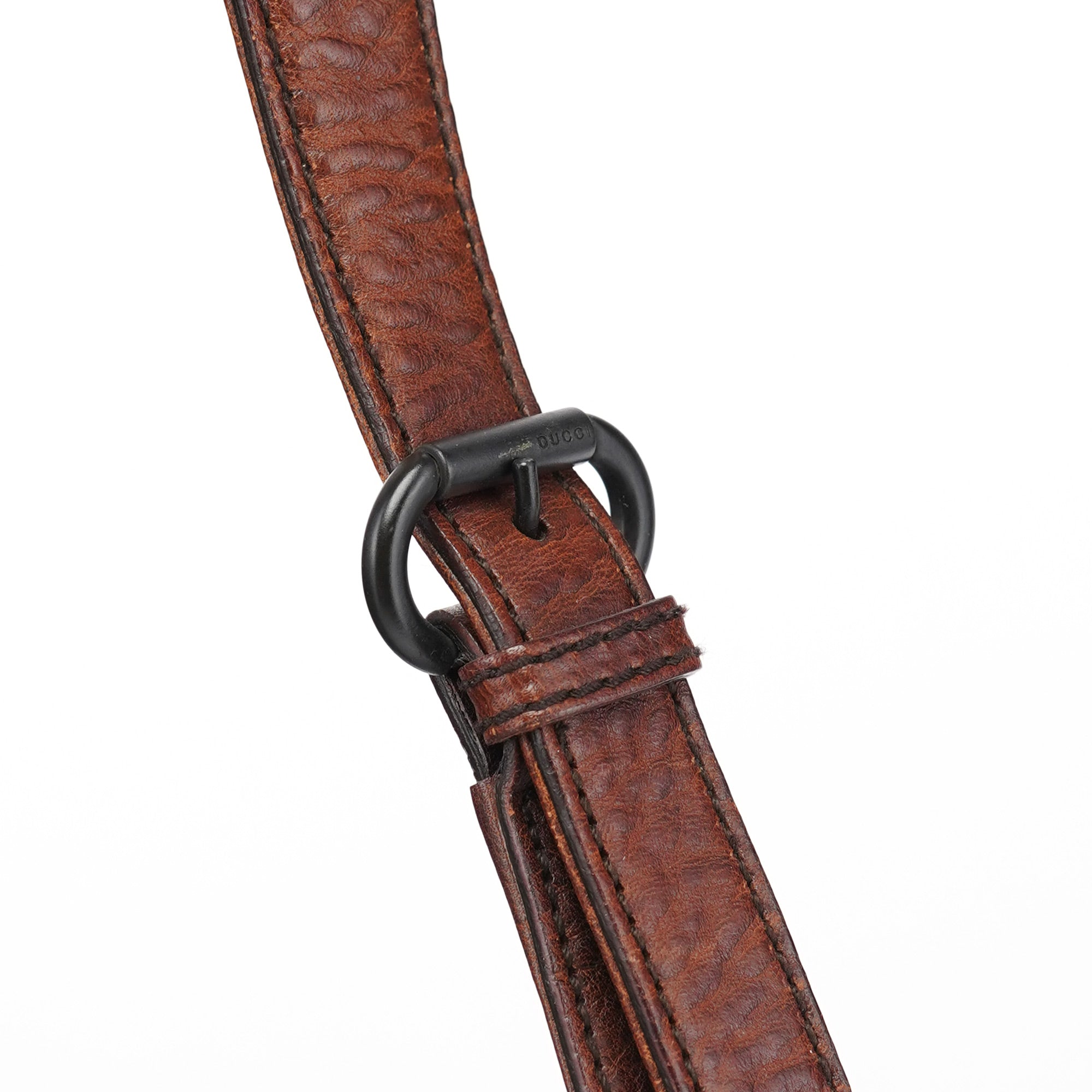 Brown GG Horsebit Shoulder Bag