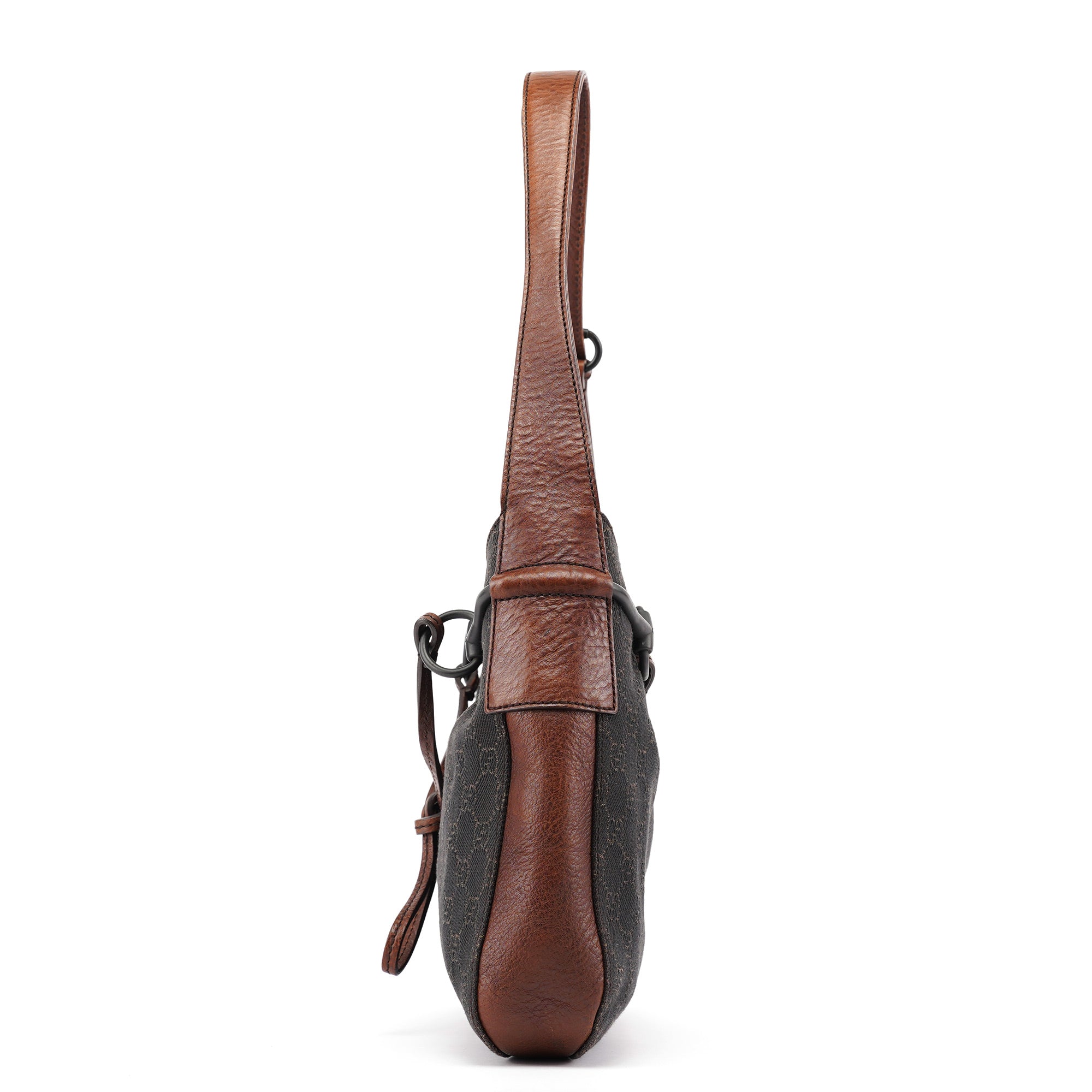 Brown GG Horsebit Shoulder Bag