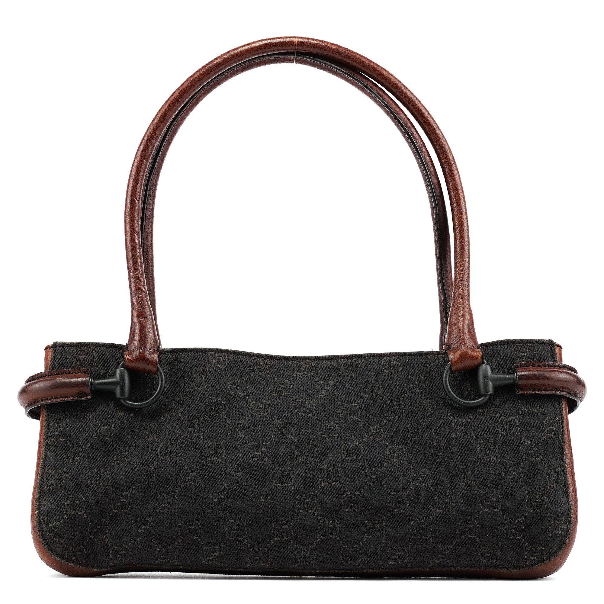 Brown GG Horsebit Tote Bag