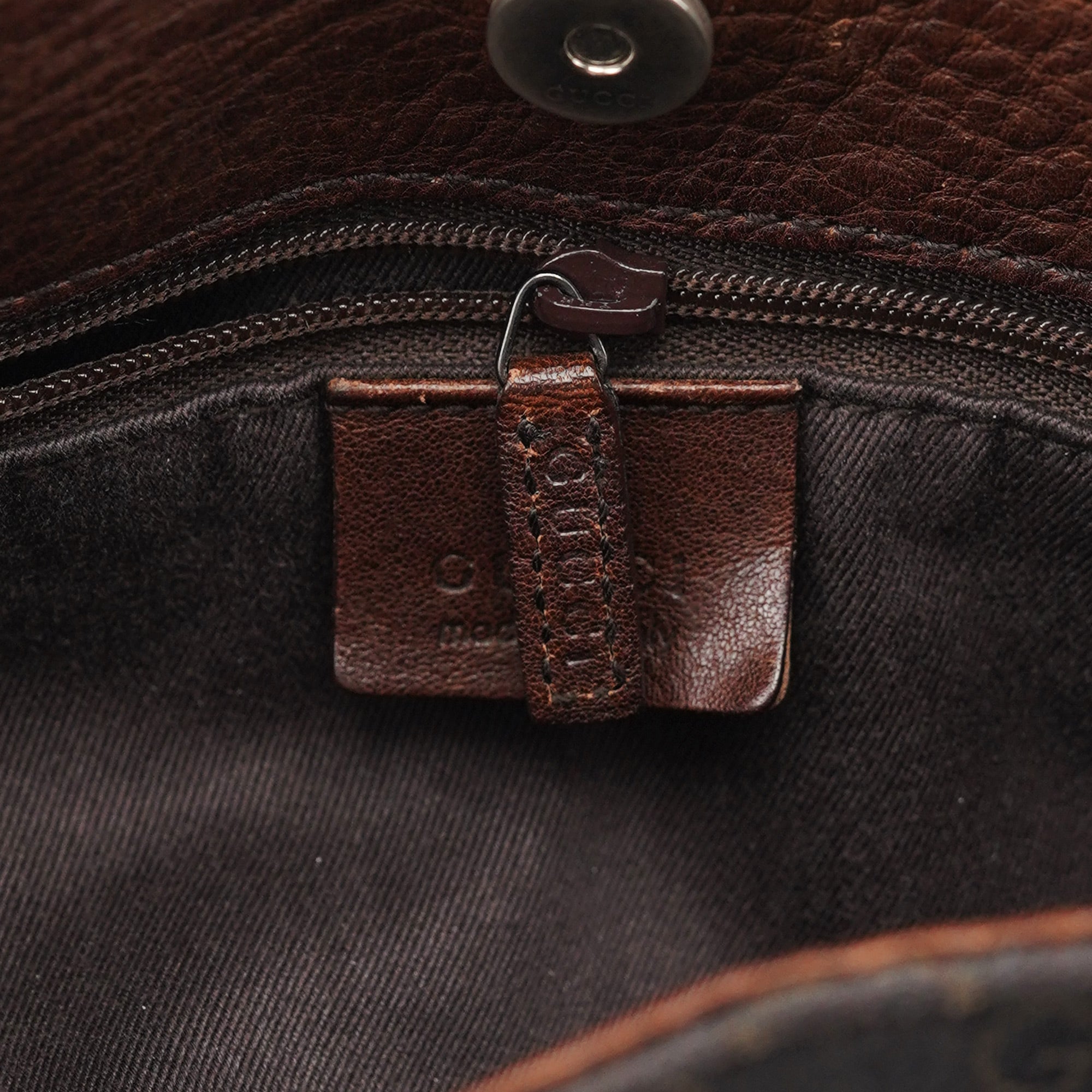 Brown GG Horsebit Tote Bag