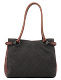 Brown GG Horsebit Tote Bag