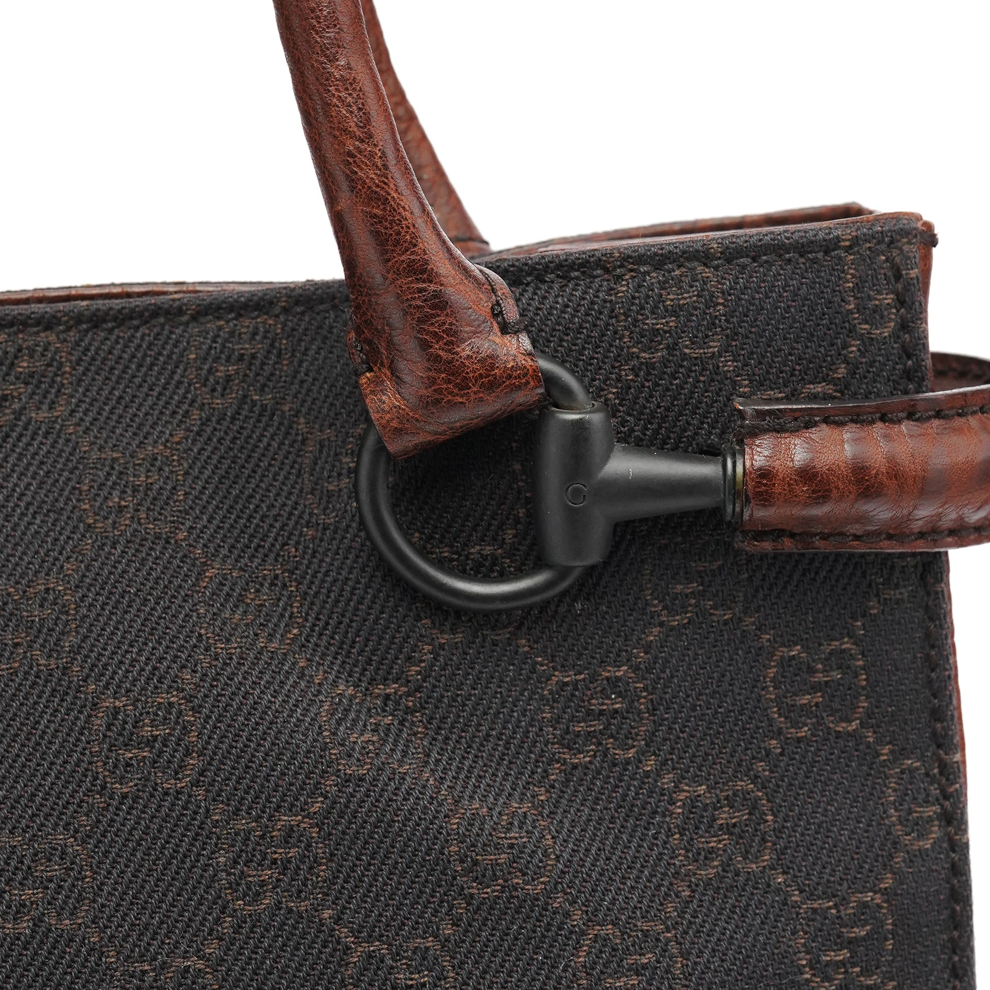 Brown GG Horsebit Tote bag