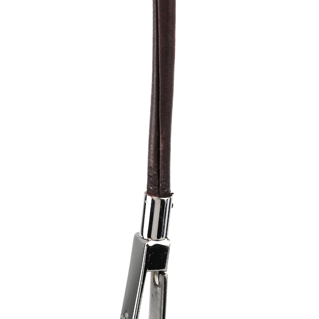Brown GG Leather Shoulder Bag