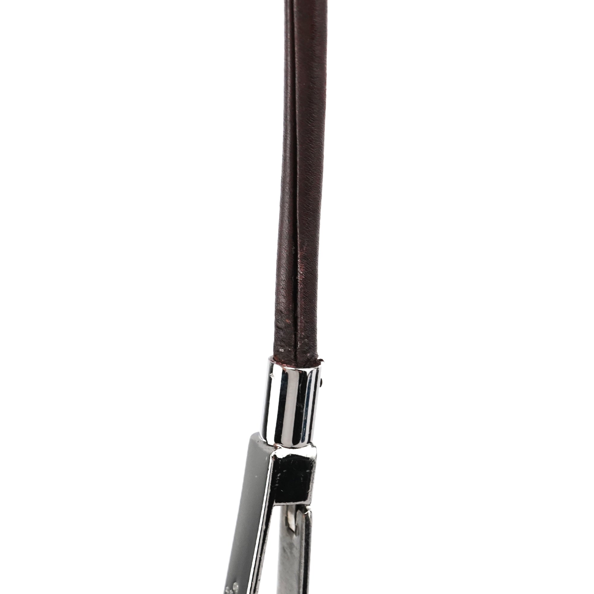 Brown GG Leather Shoulder Bag