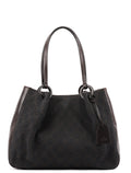 Brown GG Leather Tote Bag