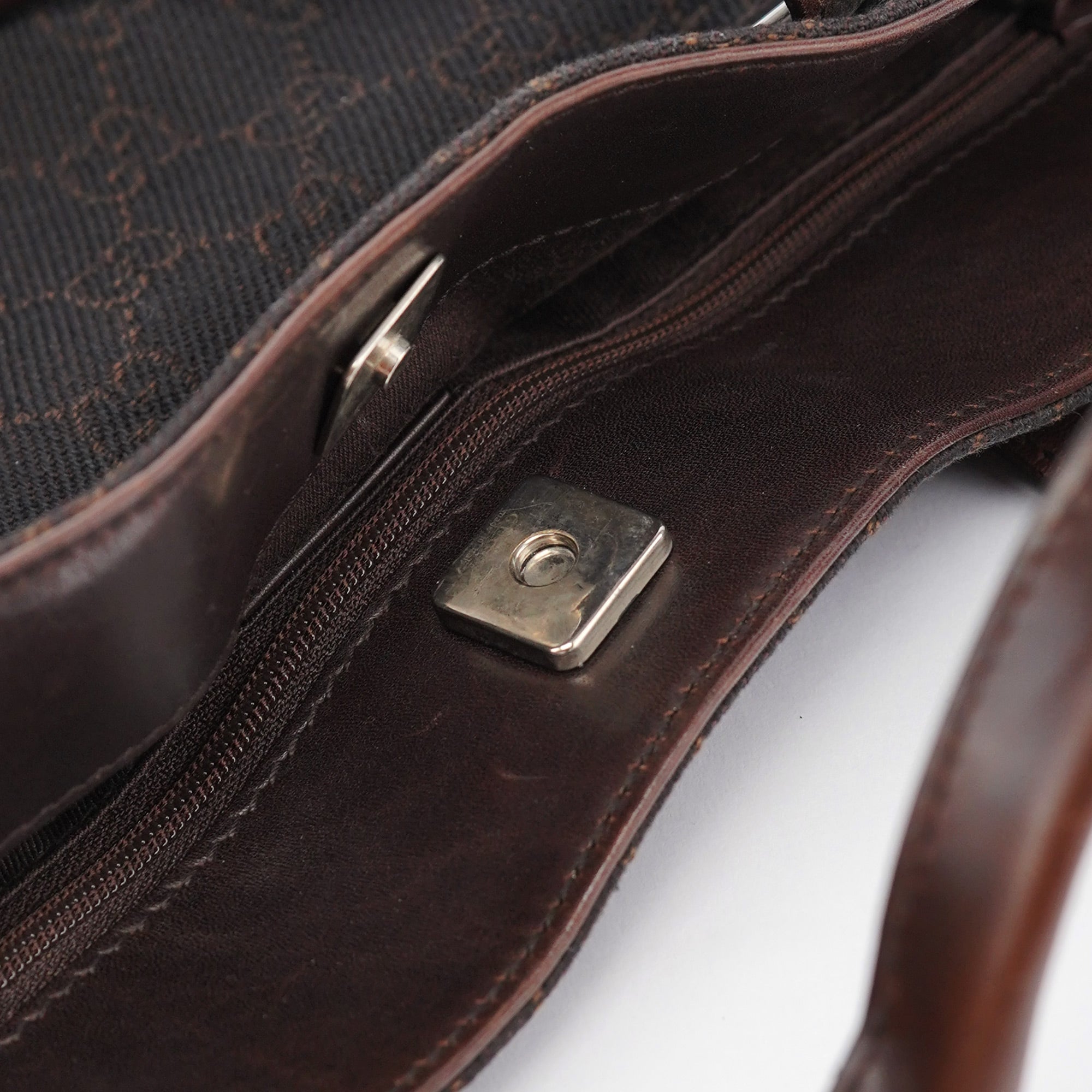 Brown GG Leather Tote Bag