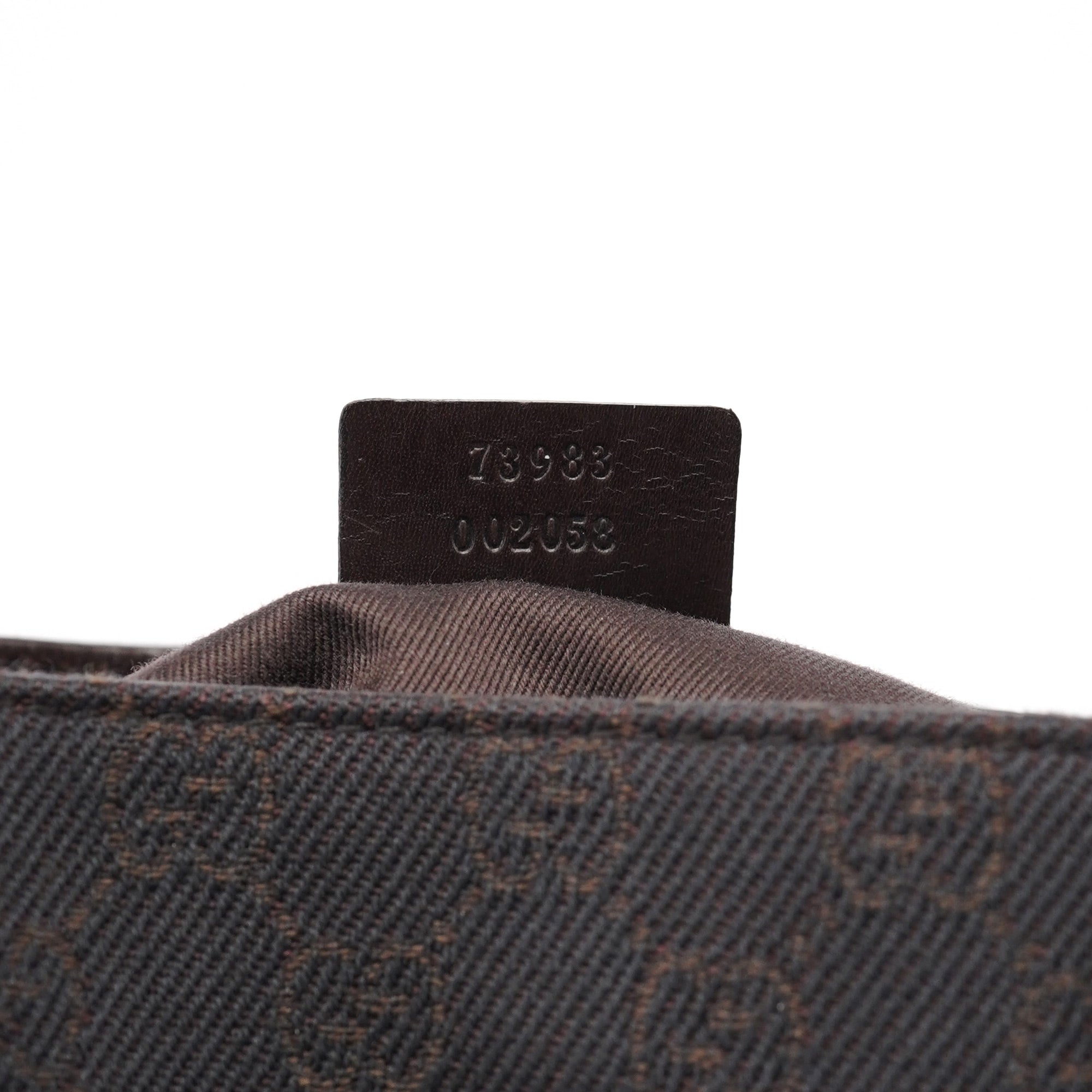 Brown GG Leather Tote Bag