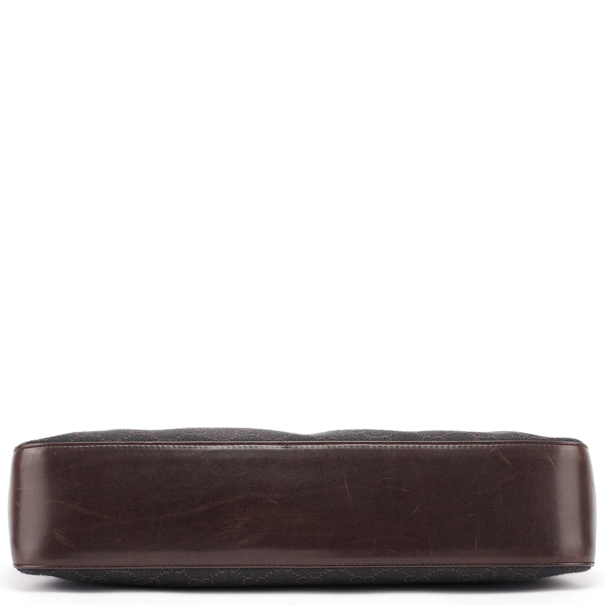 Brown GG Leather Tote Bag