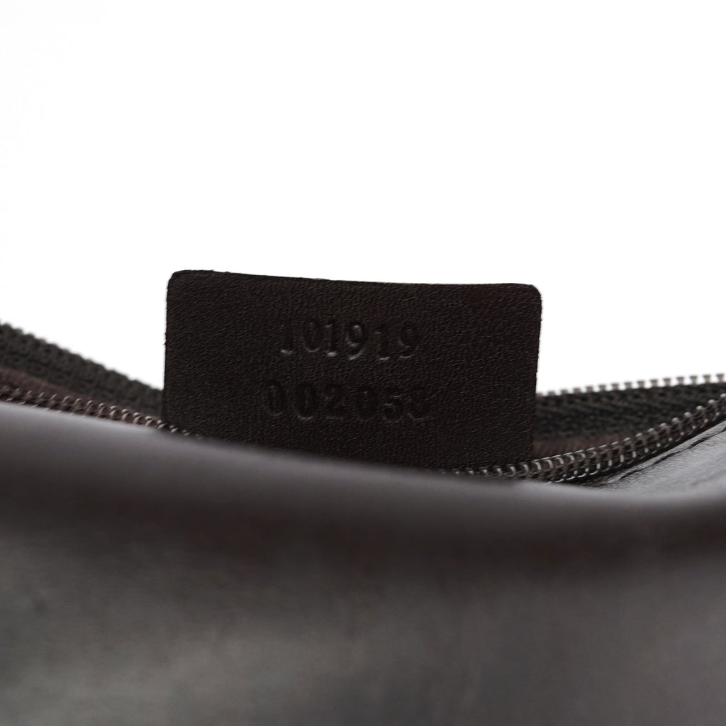Brown GG Leather Tote Bag
