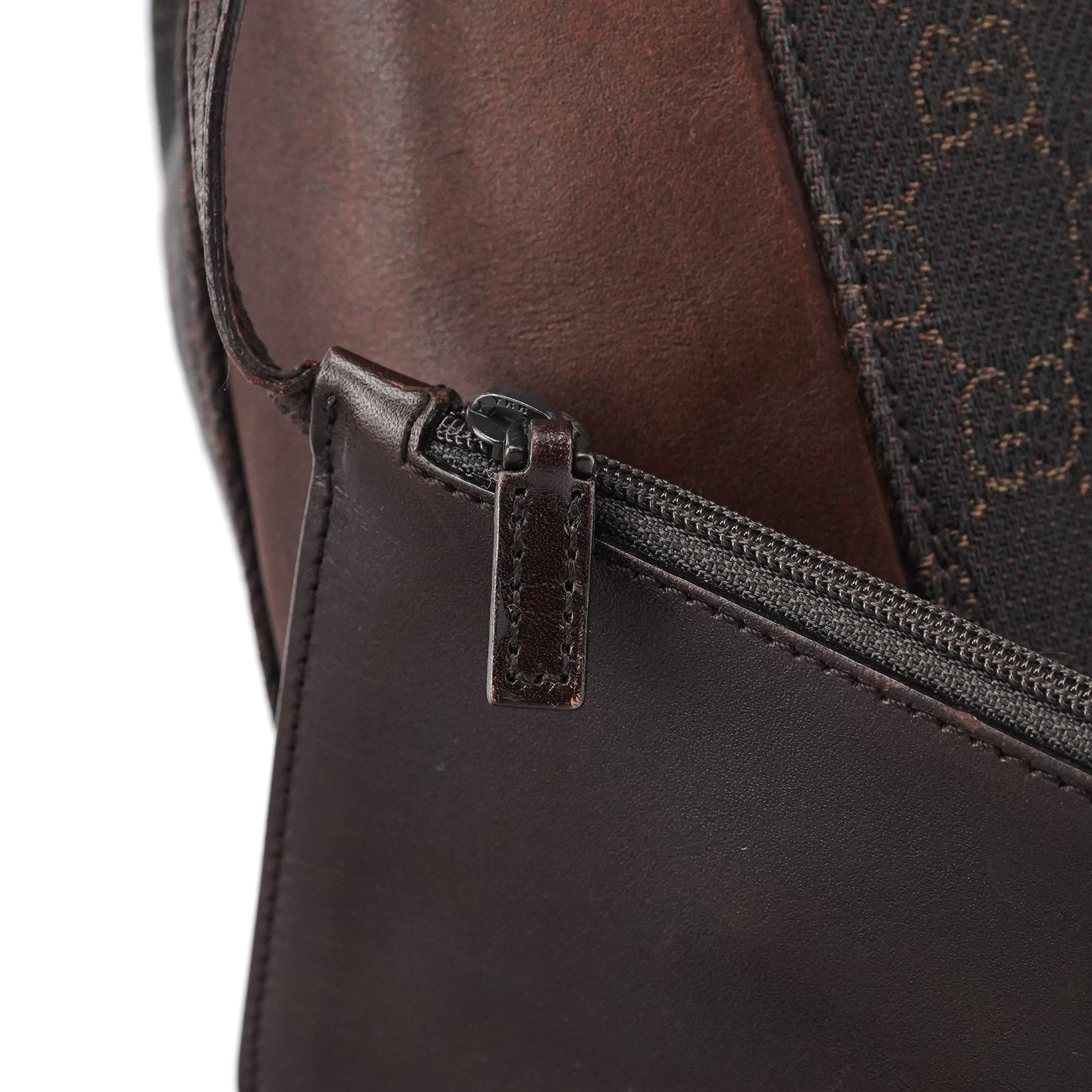 Brown GG Leather Tote Bag