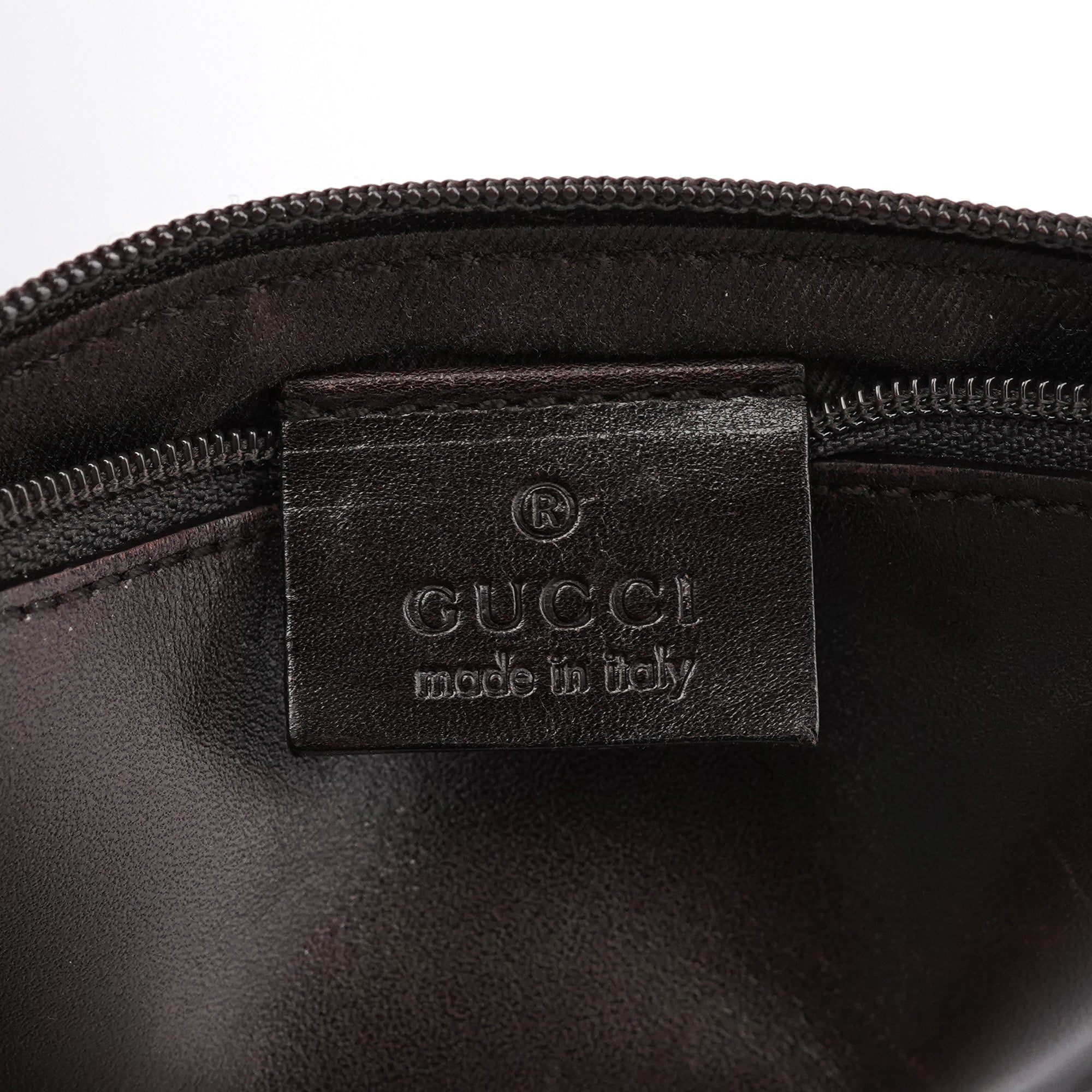 Brown GG Leather Tote Bag