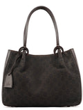 Brown GG Leather Tote Bag