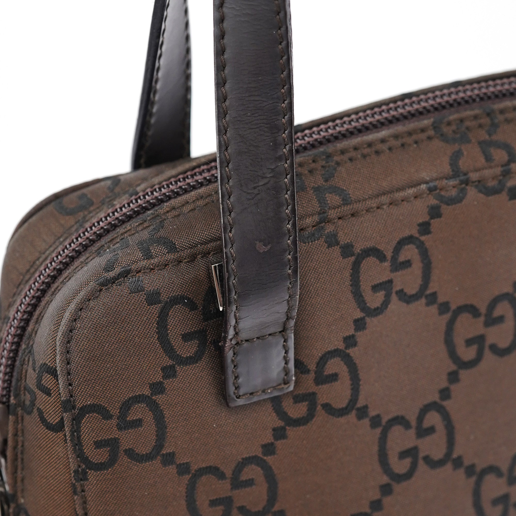 Brown GG Square Tote Bag