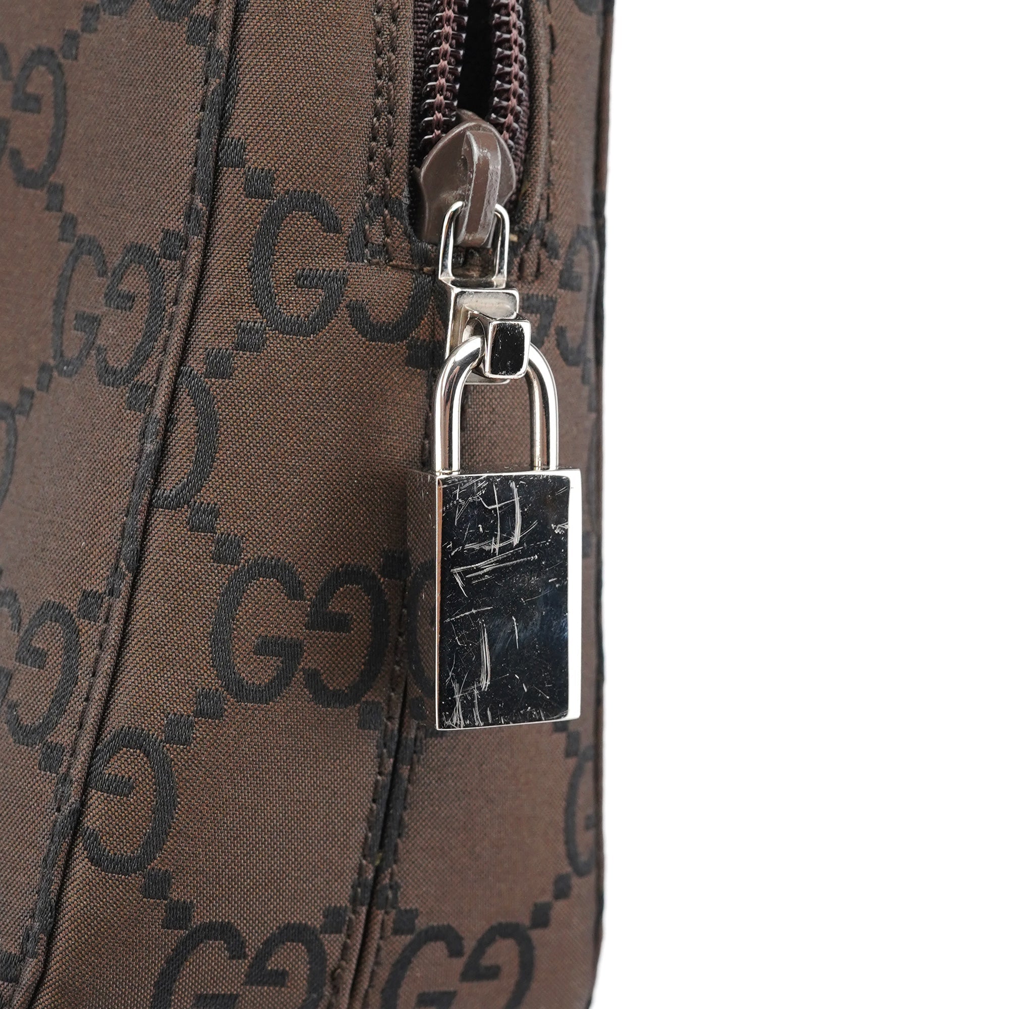 Brown GG Square Tote Bag