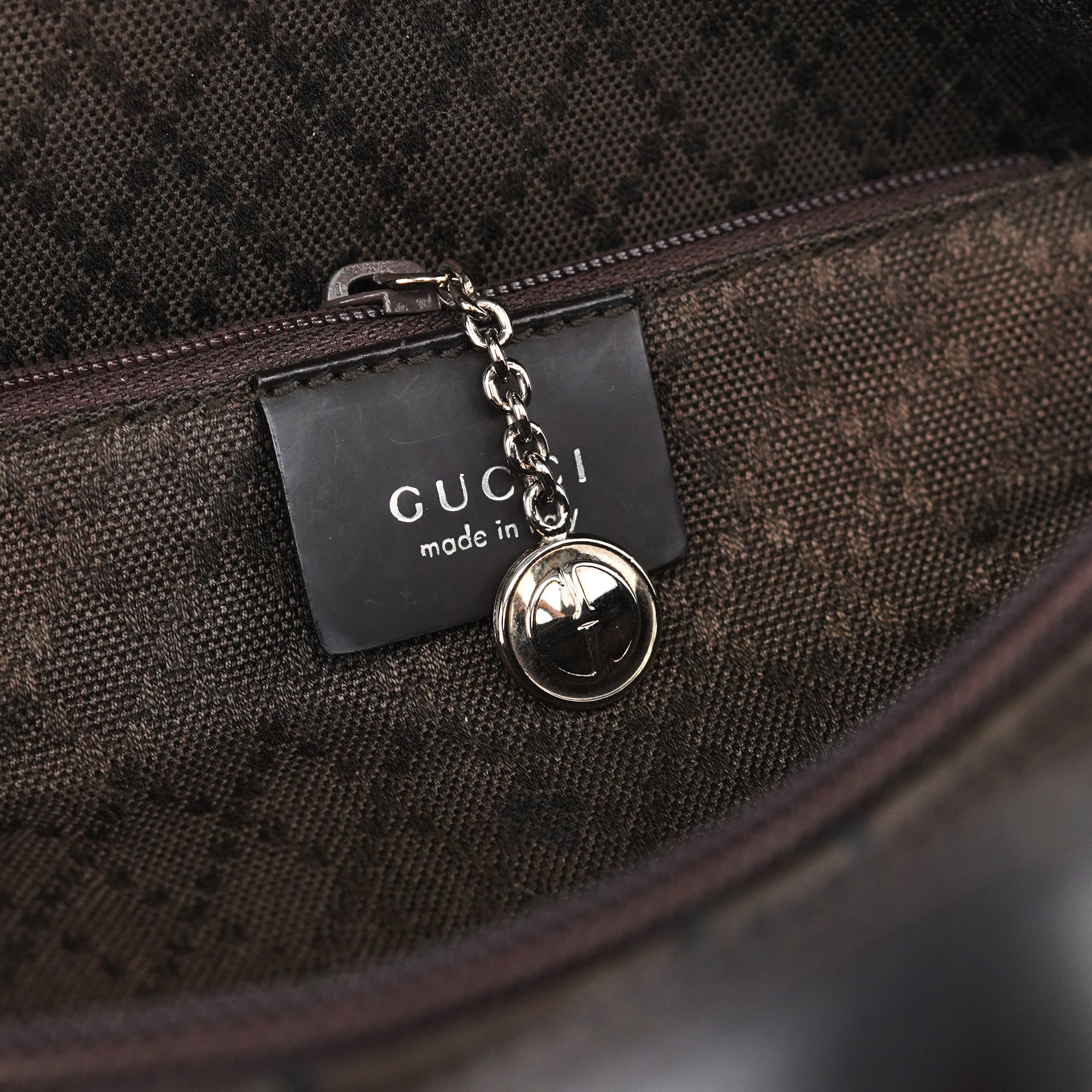 Brown GG Square Tote Bag