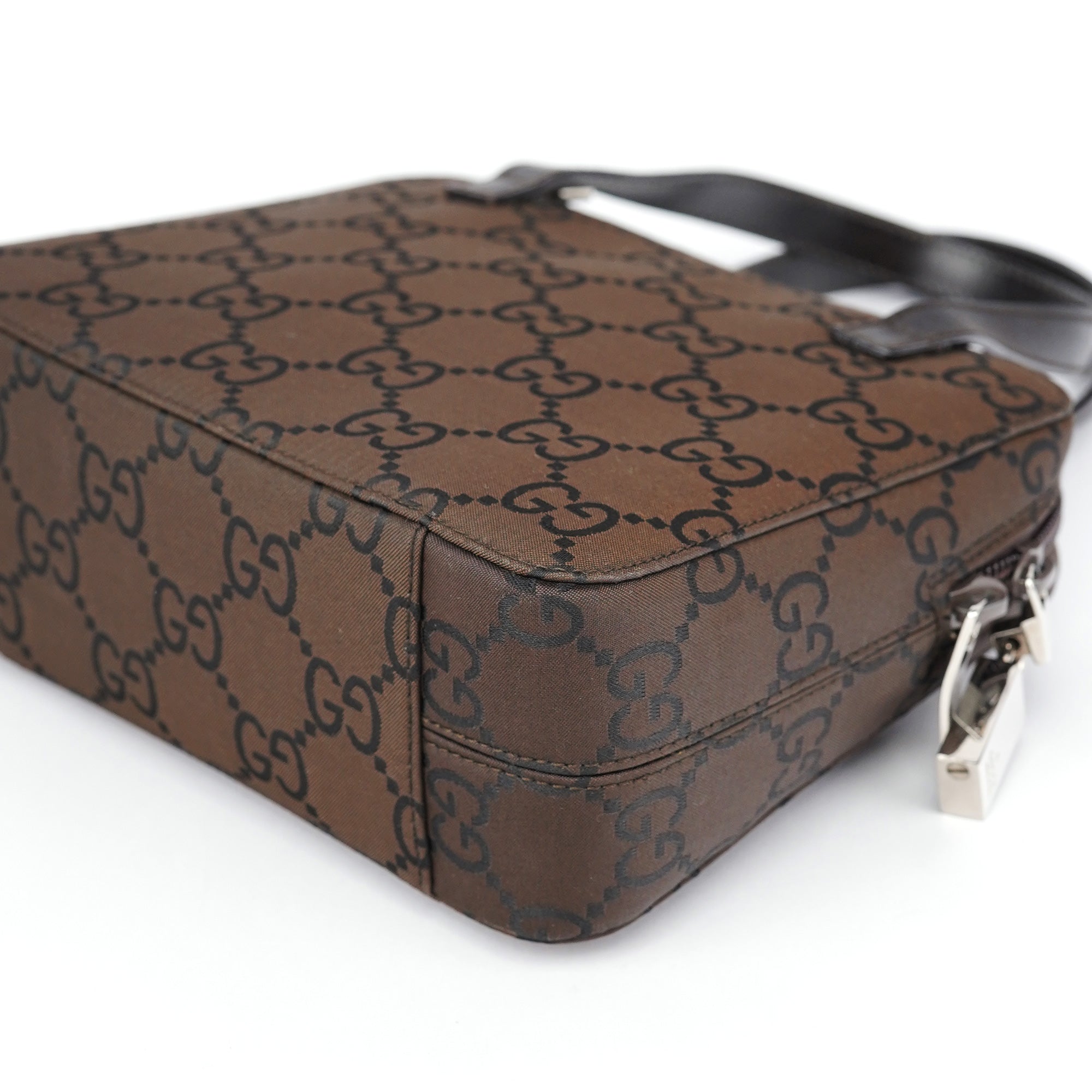 Brown GG Square Tote Bag