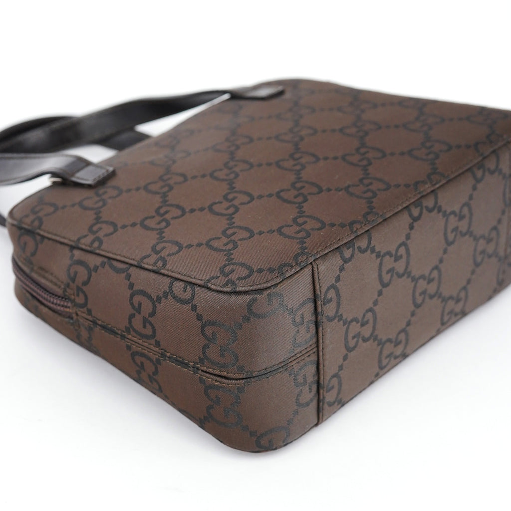 Brown GG Square Tote Bag