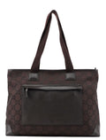 180449 Brown GG Tote Bag
