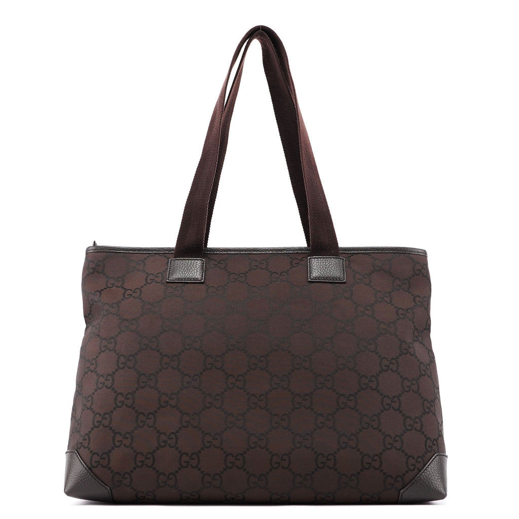 180449 Brown GG Tote Bag