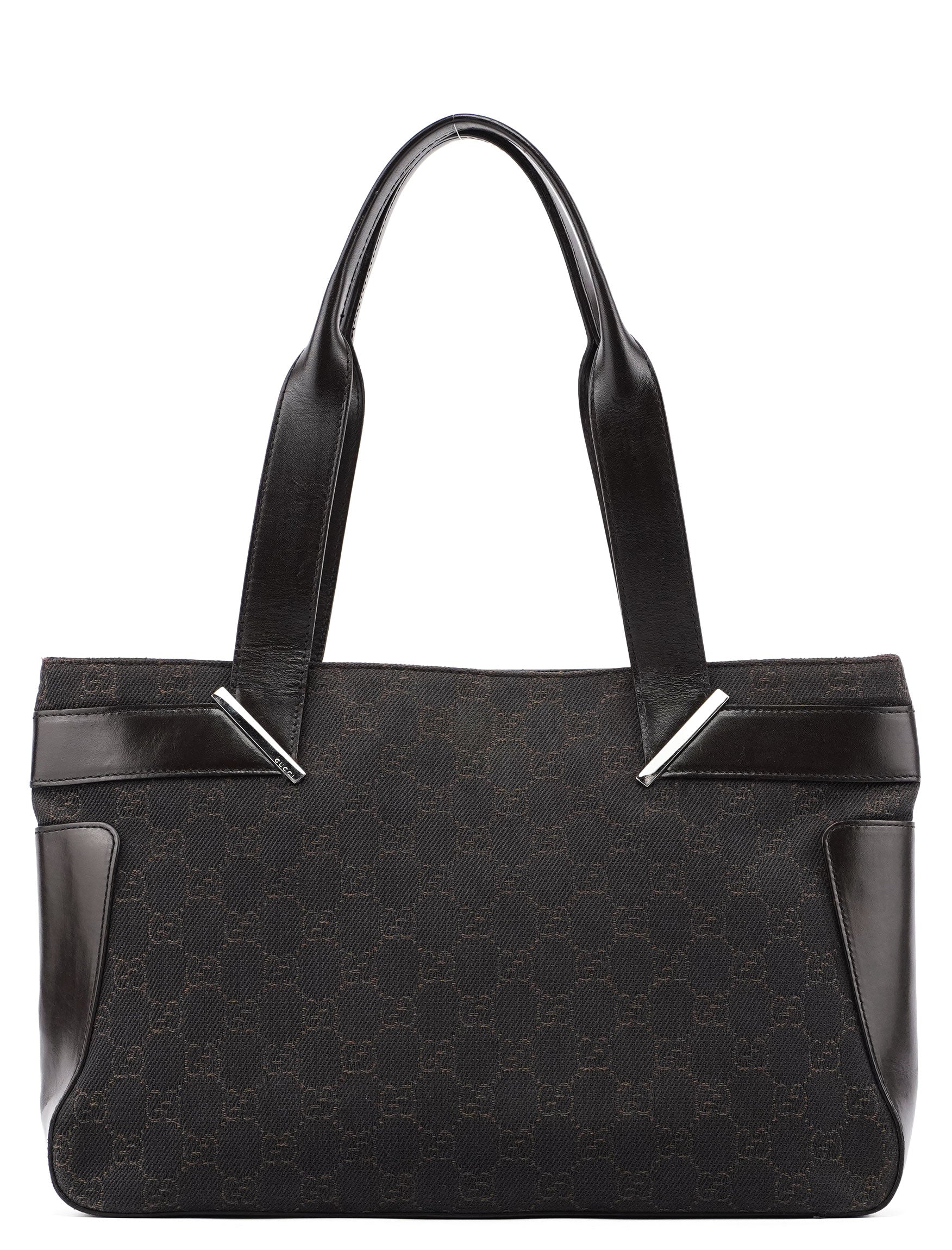 Brown GG Wool Tote Bag