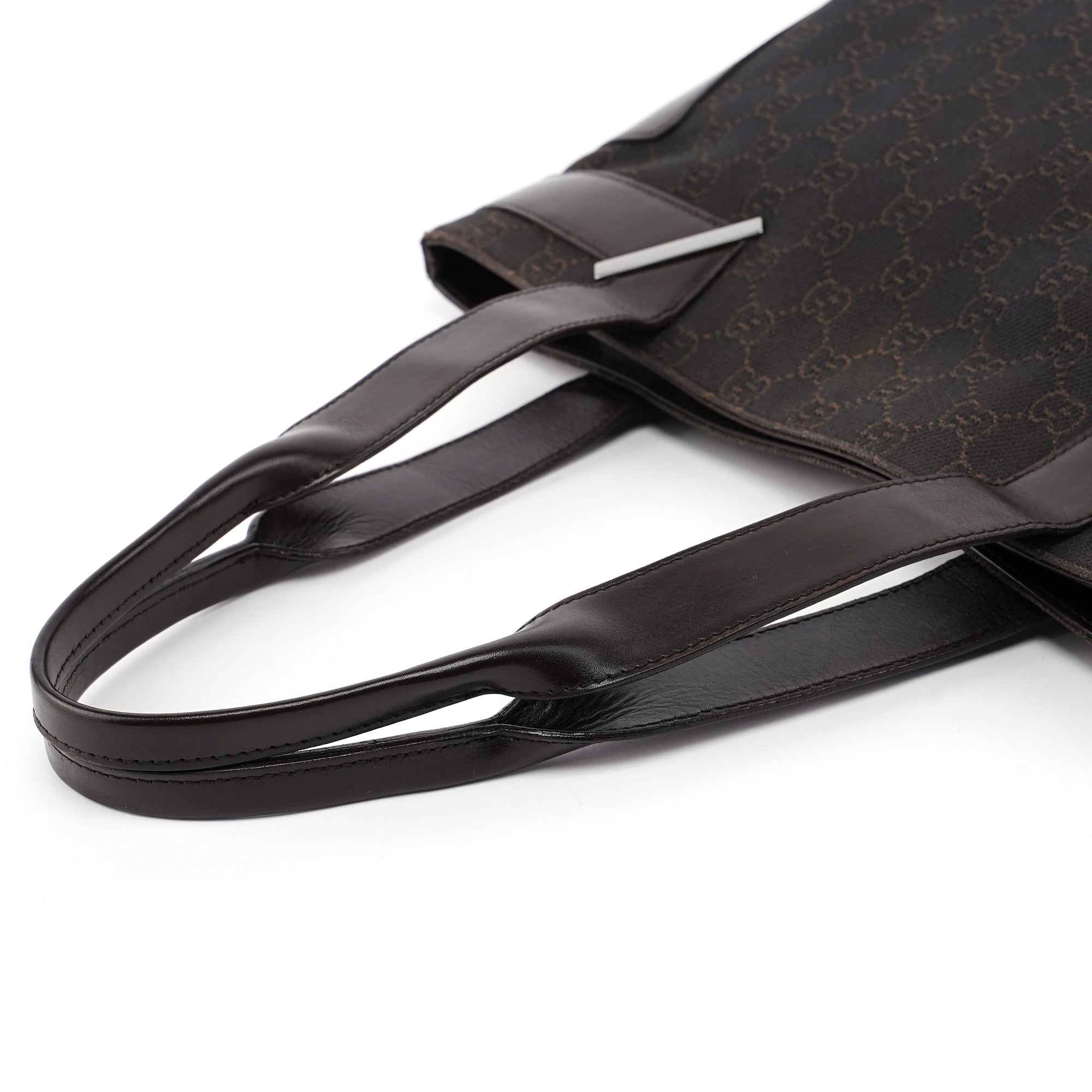 Brown GG Wool Tote Bag