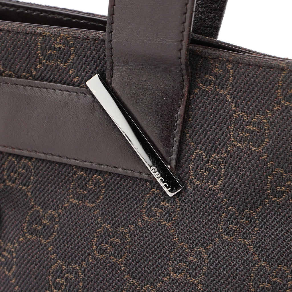 Brown GG Wool Tote Bag