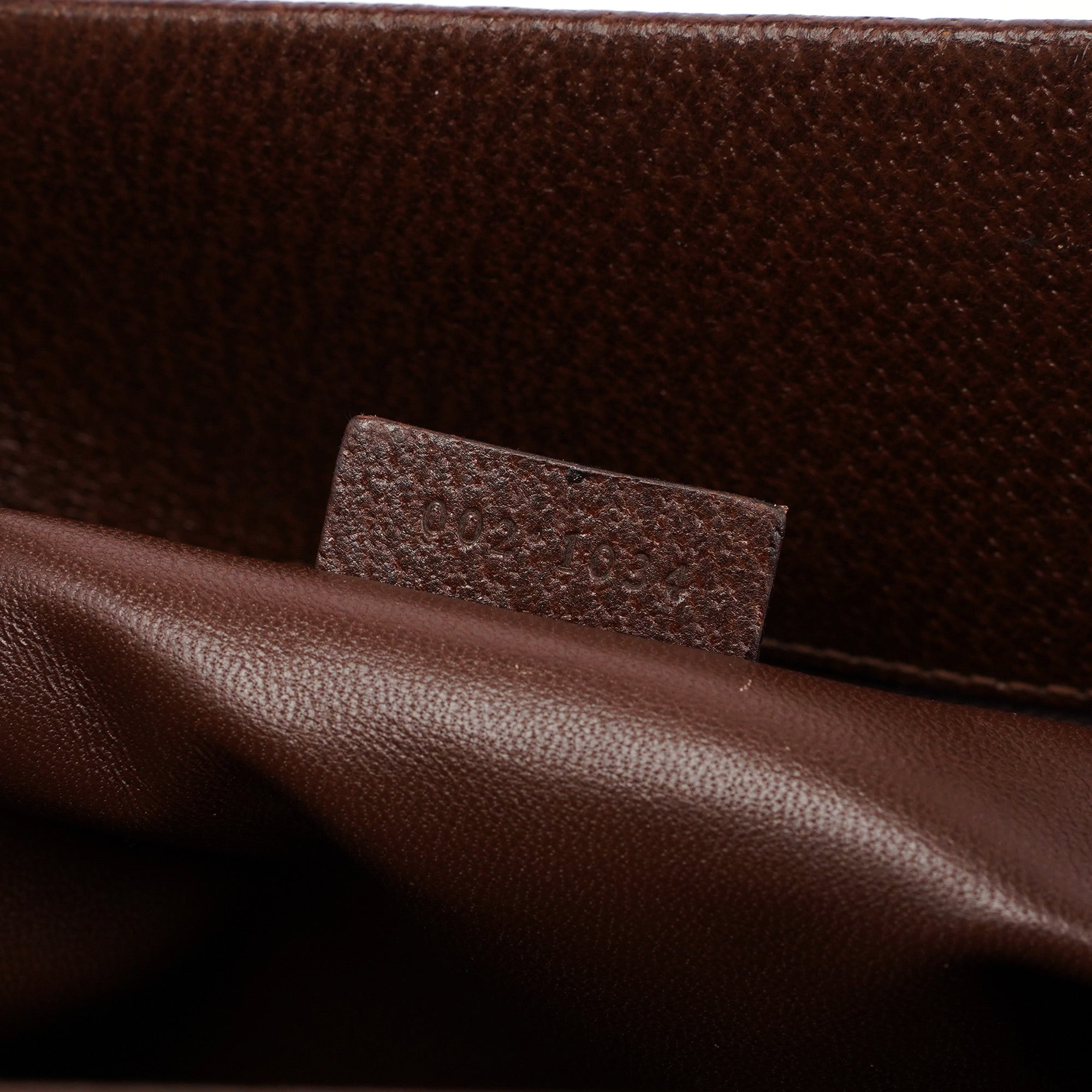 Brown Leather Bamboo Tote