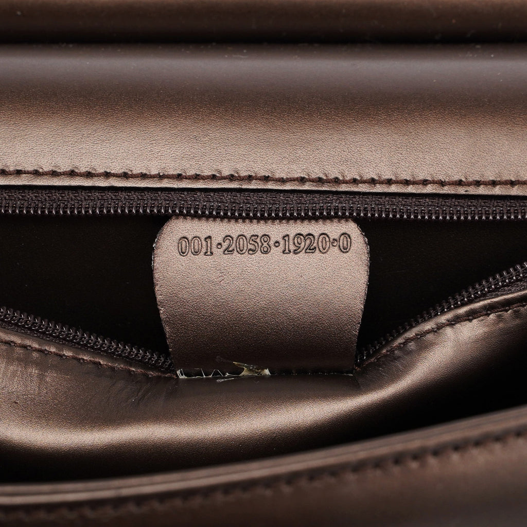 Brown Leather Flap Shoulder Bag