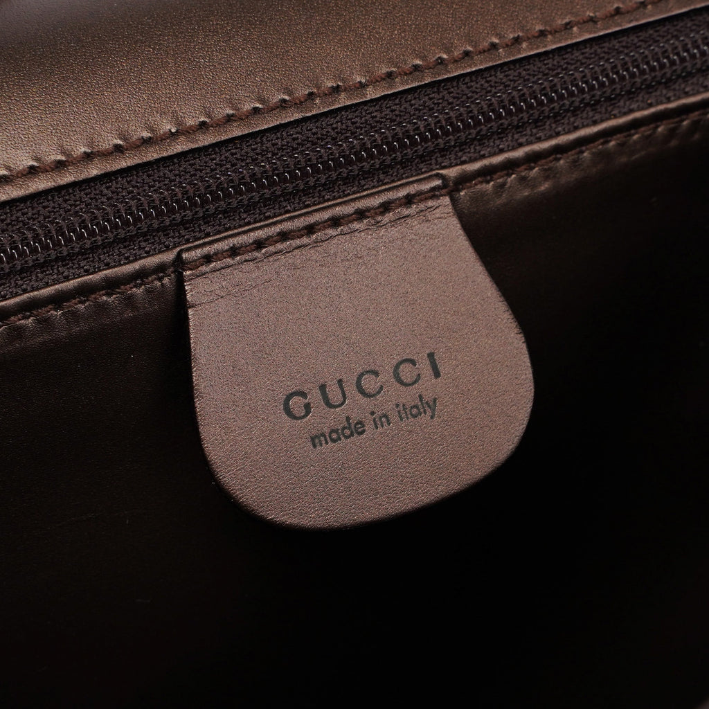 Brown Leather Flap Shoulder Bag