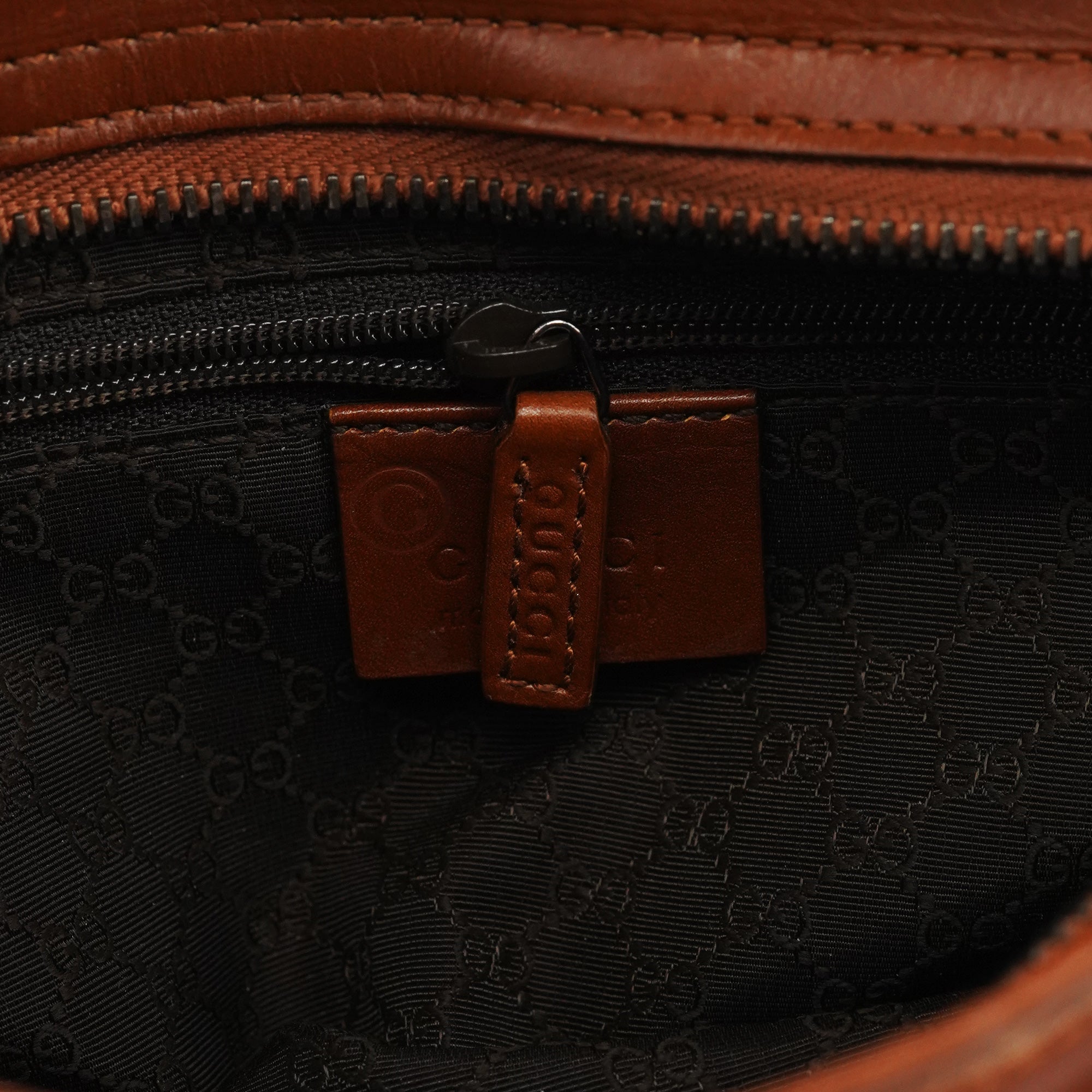 Brown Leather Hobo Shoulder Bag